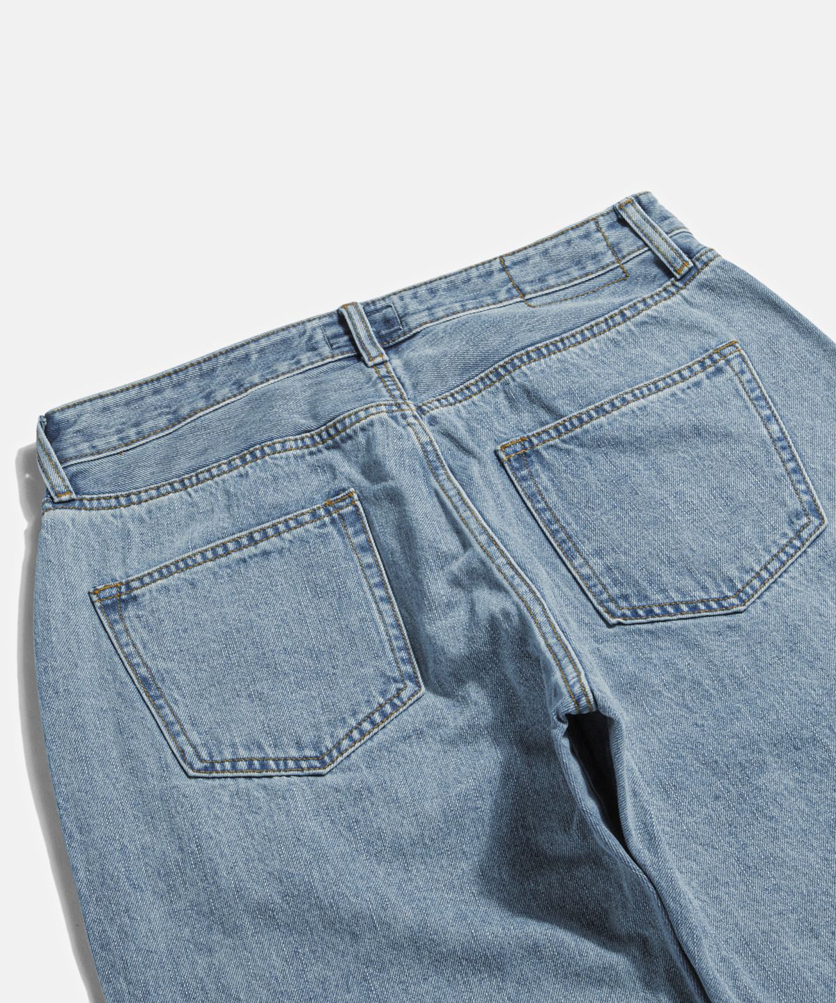 에스피오나지(ESPIONAGE) Cliff Relaxed Denim Pants Light Indigo