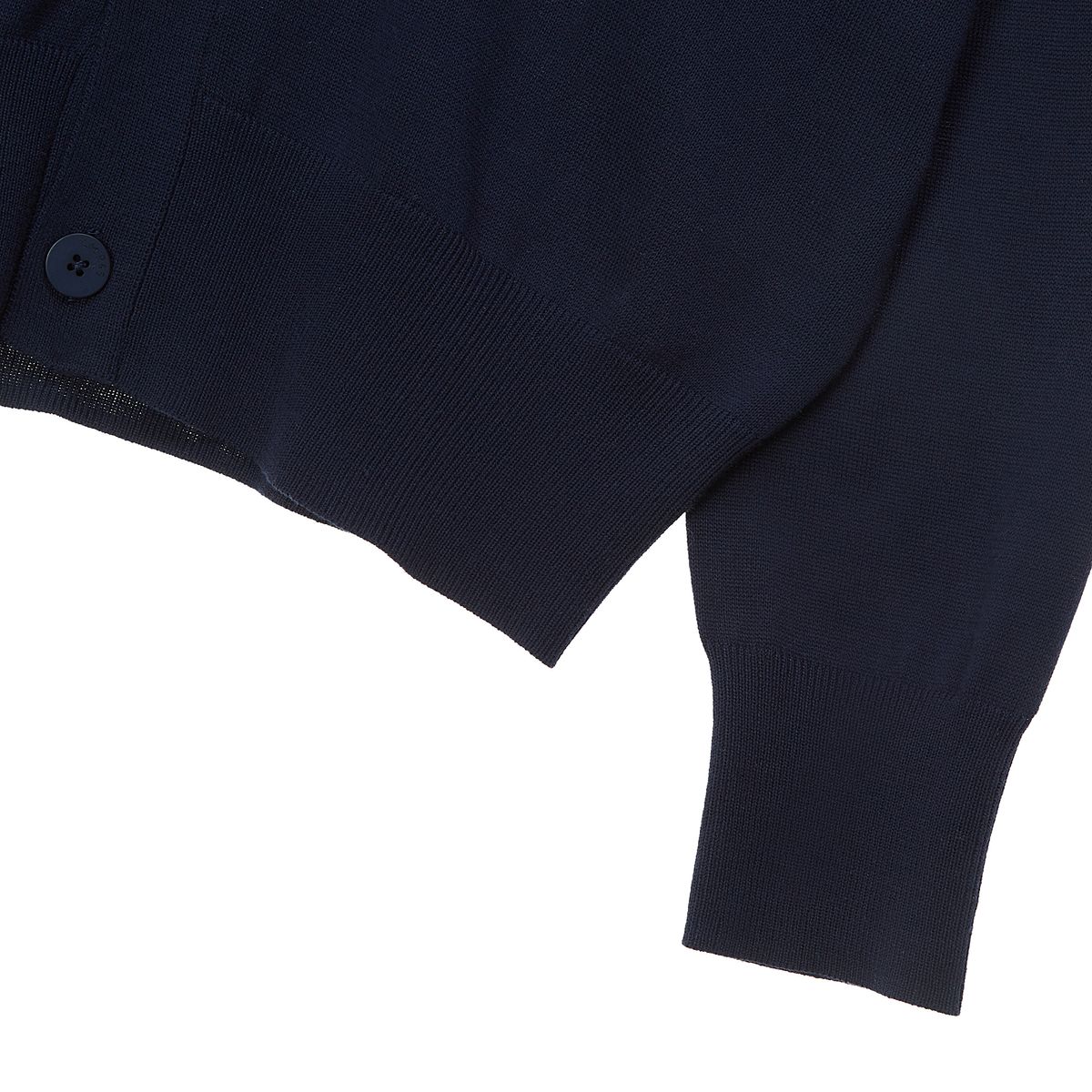 엘엠알(LMR) COTTON BASIC CARDIGAN NAVY