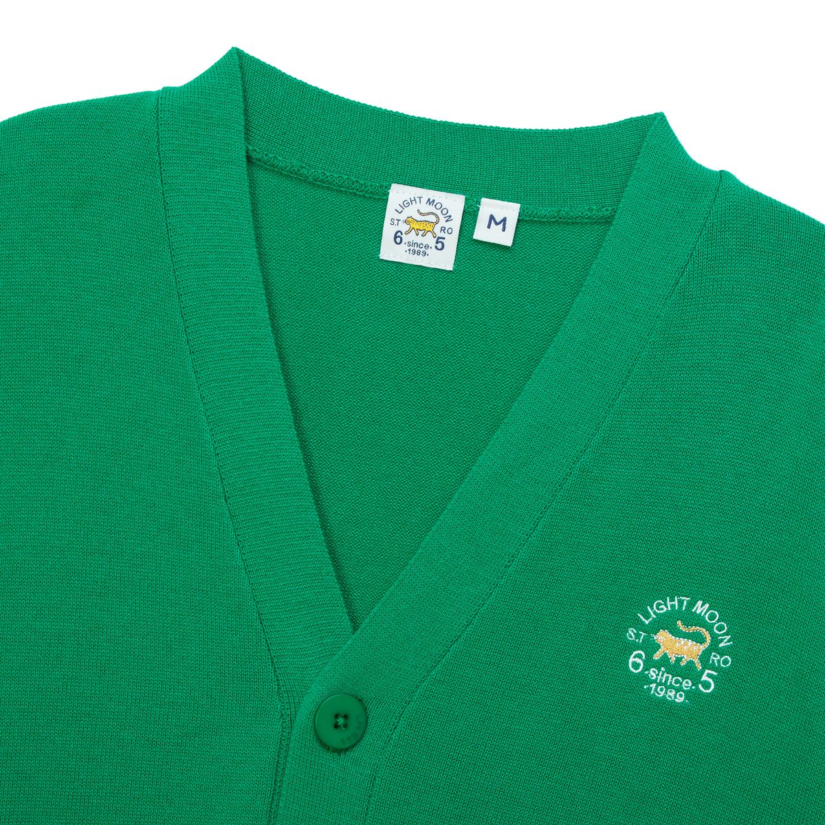 엘엠알(LMR) COTTON BASIC CARDIGAN GREEN