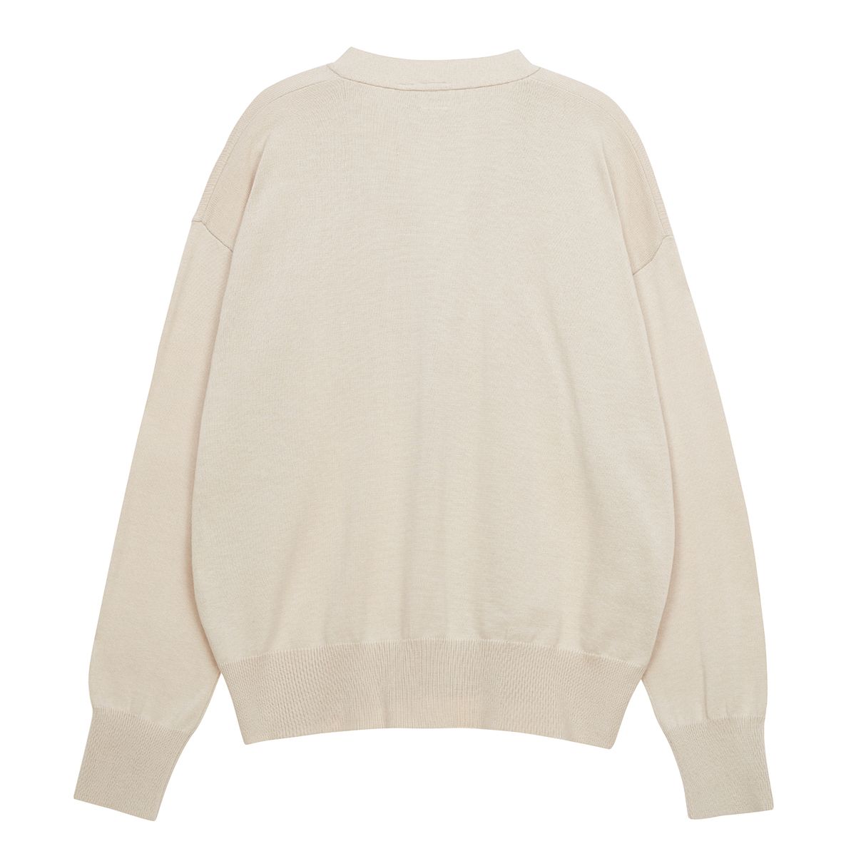 엘엠알(LMR) COTTON BASIC CARDIGAN BEIGE