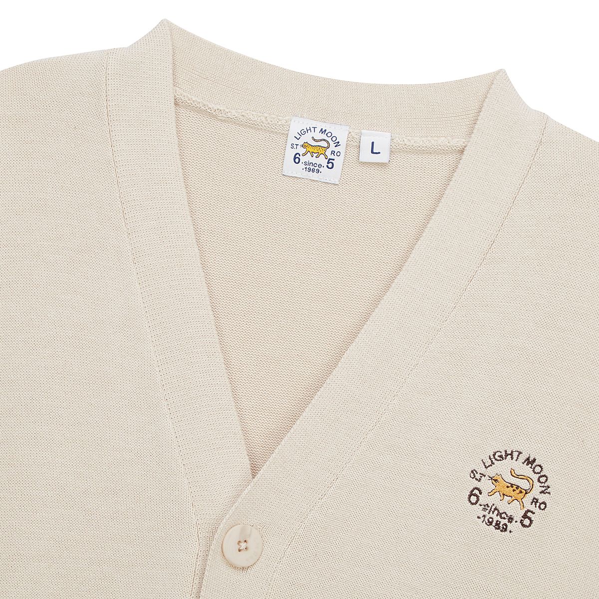 엘엠알(LMR) COTTON BASIC CARDIGAN BEIGE