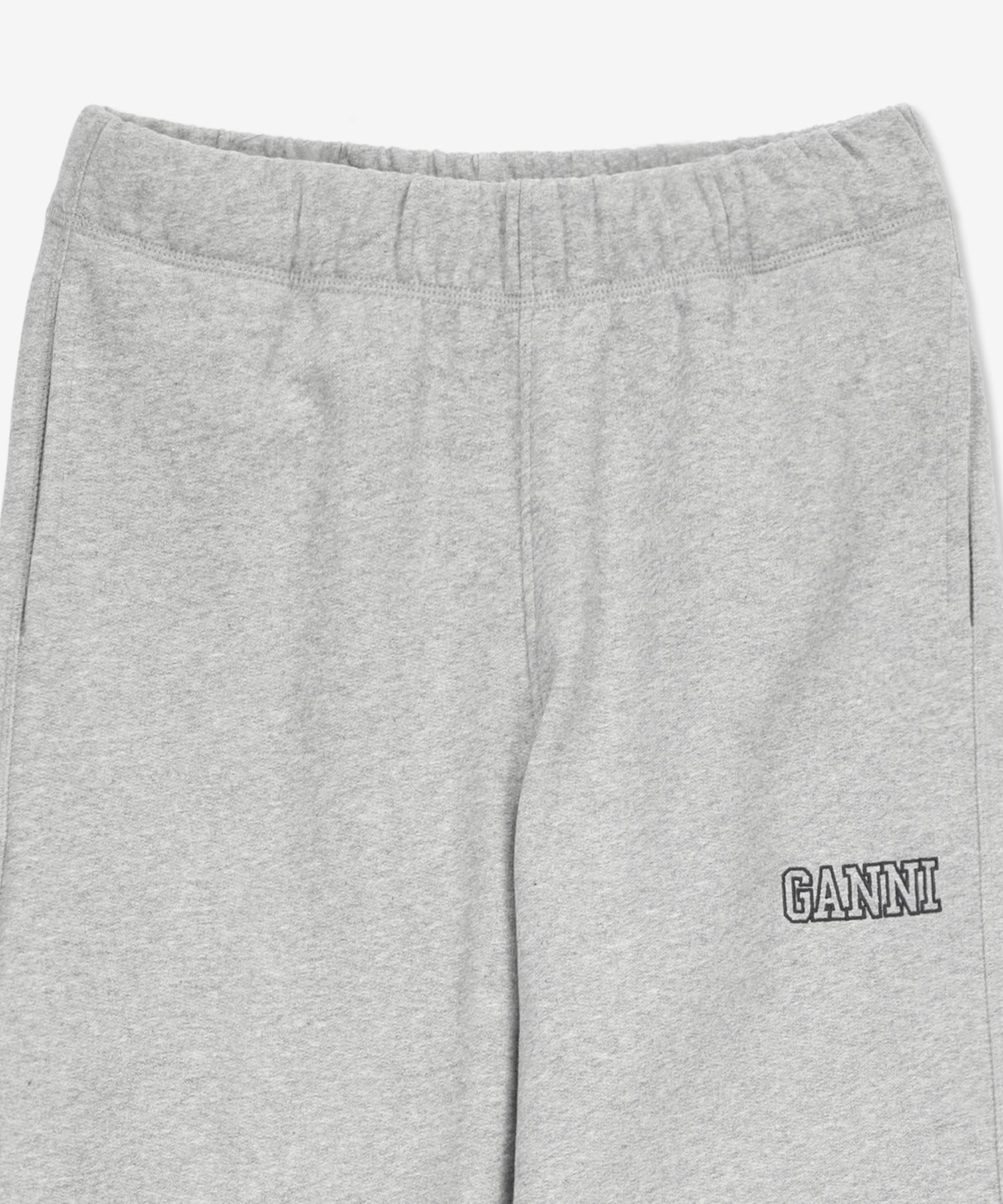 パンツ Ganni Loose fit software isoli pants paloma melange T3171921 MUSINSA | GANNI Software Isoli Elasticated Pants - Paloma