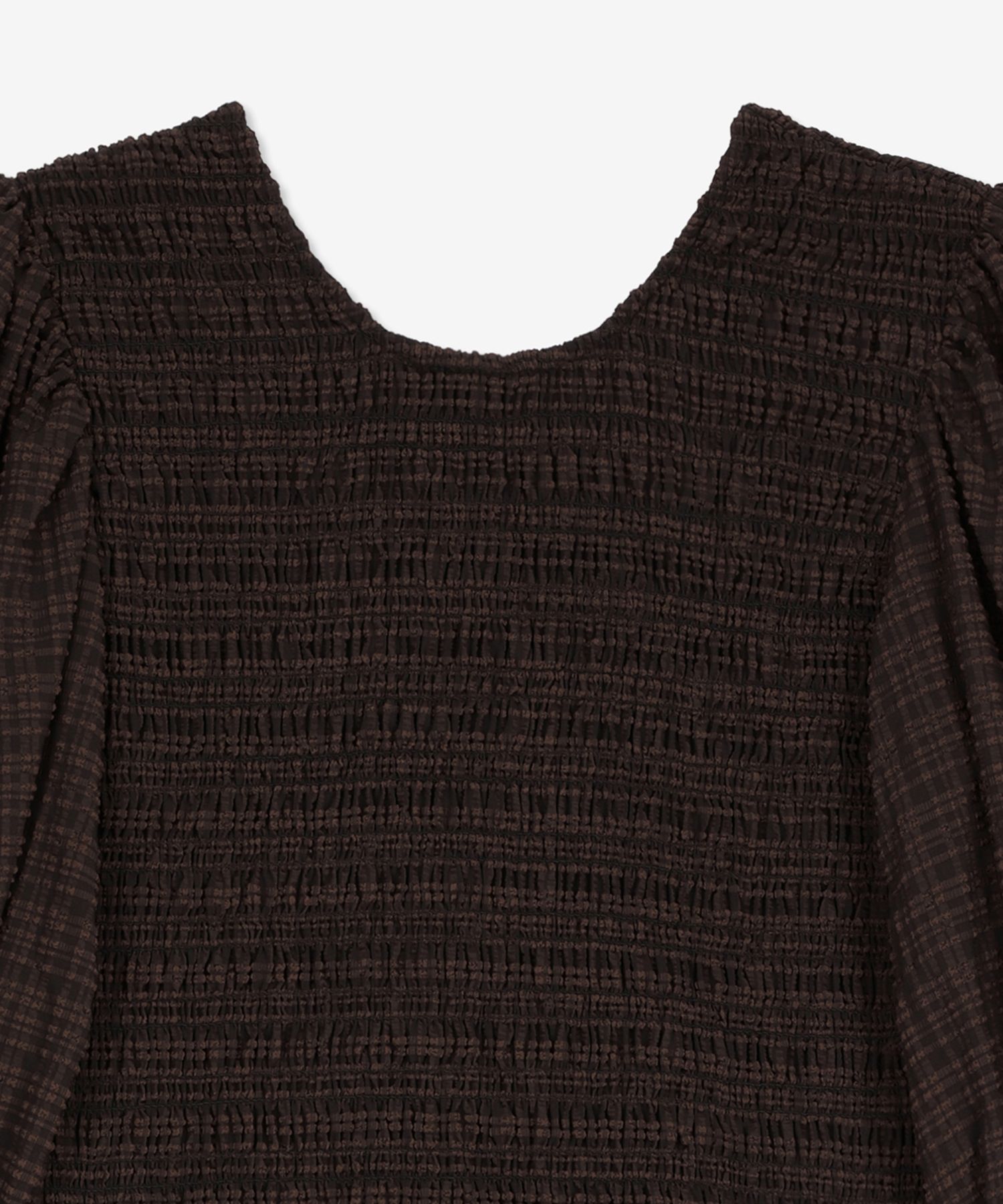 MUSINSA | GANNI Stretch Siercer Smoke Mini Dress - Chicory