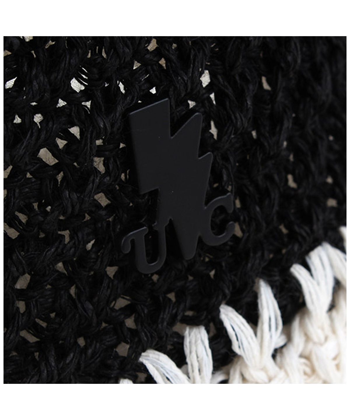유니버셜 케미스트리(UNIVERSAL CHEMISTRY) Summer Twotone Black Bucket Hat 여름버킷햇
