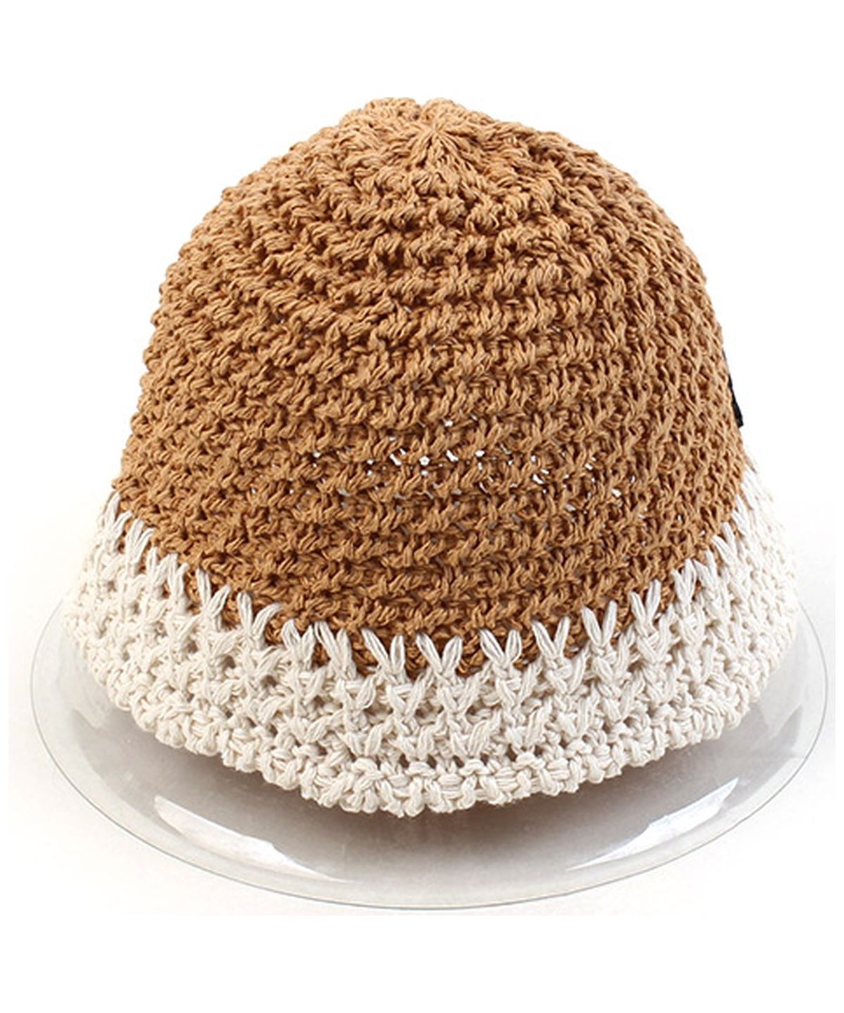유니버셜 케미스트리(UNIVERSAL CHEMISTRY) Summer Twotone Beige Bucket Hat 여름버킷햇