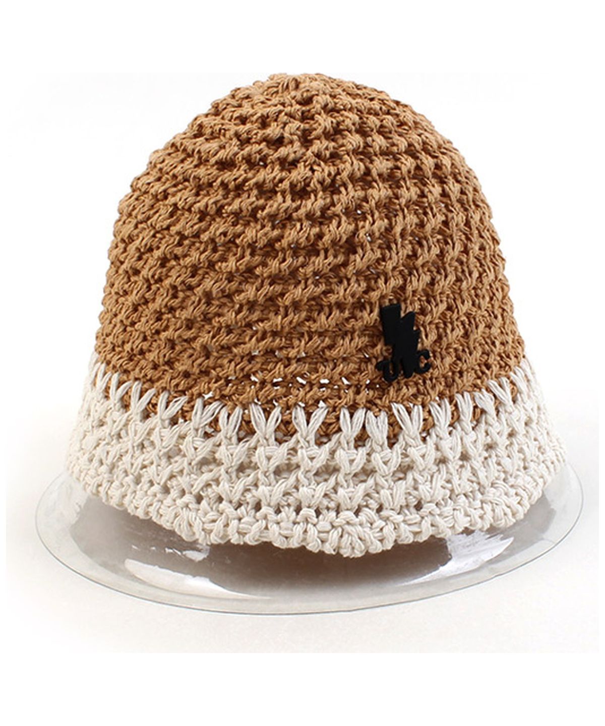 유니버셜 케미스트리(UNIVERSAL CHEMISTRY) Summer Twotone Beige Bucket Hat 여름버킷햇