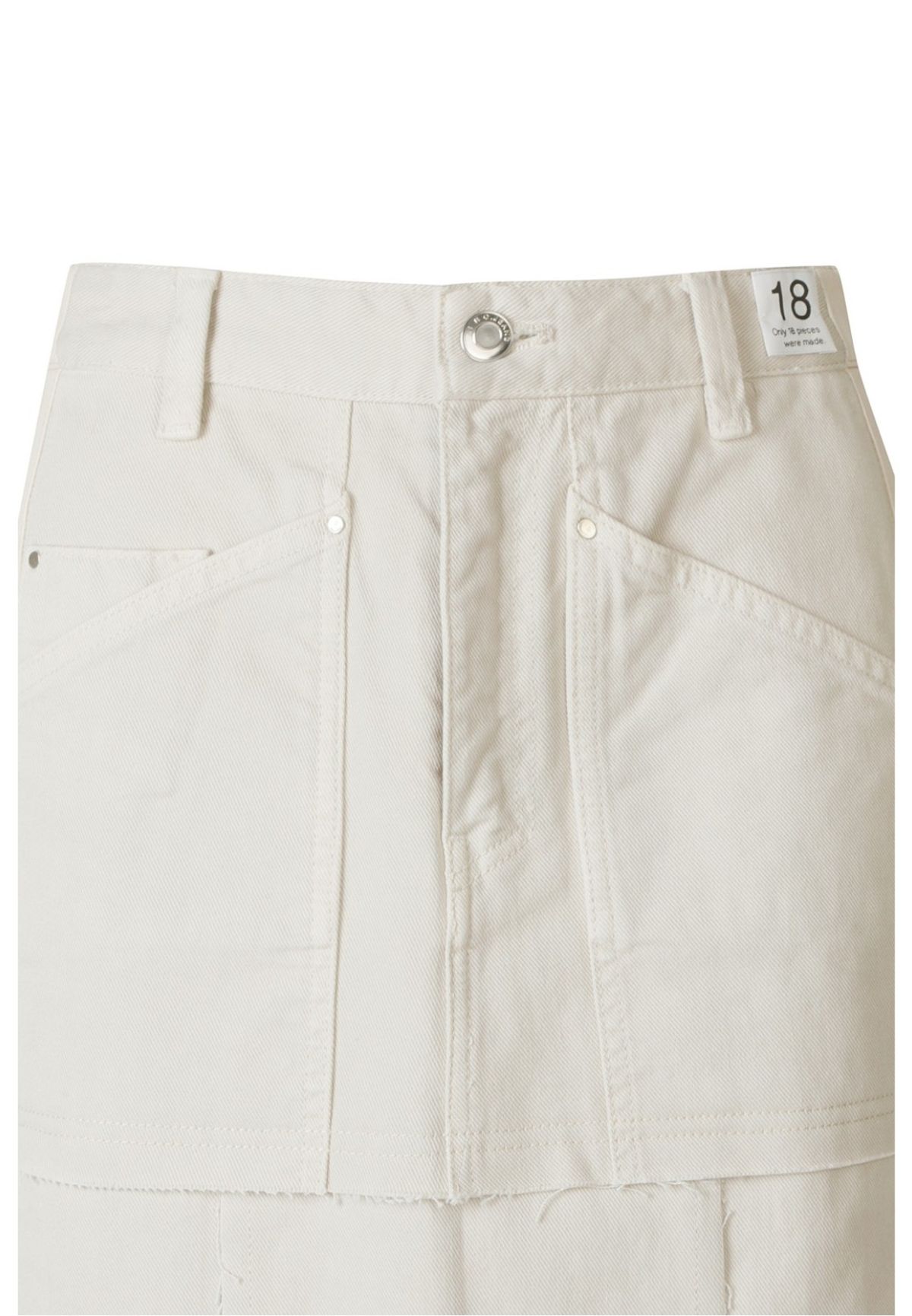 래코드(RECODE) [여성] Back Cutting Denim Long Skirt_R0KAS23004GYX
