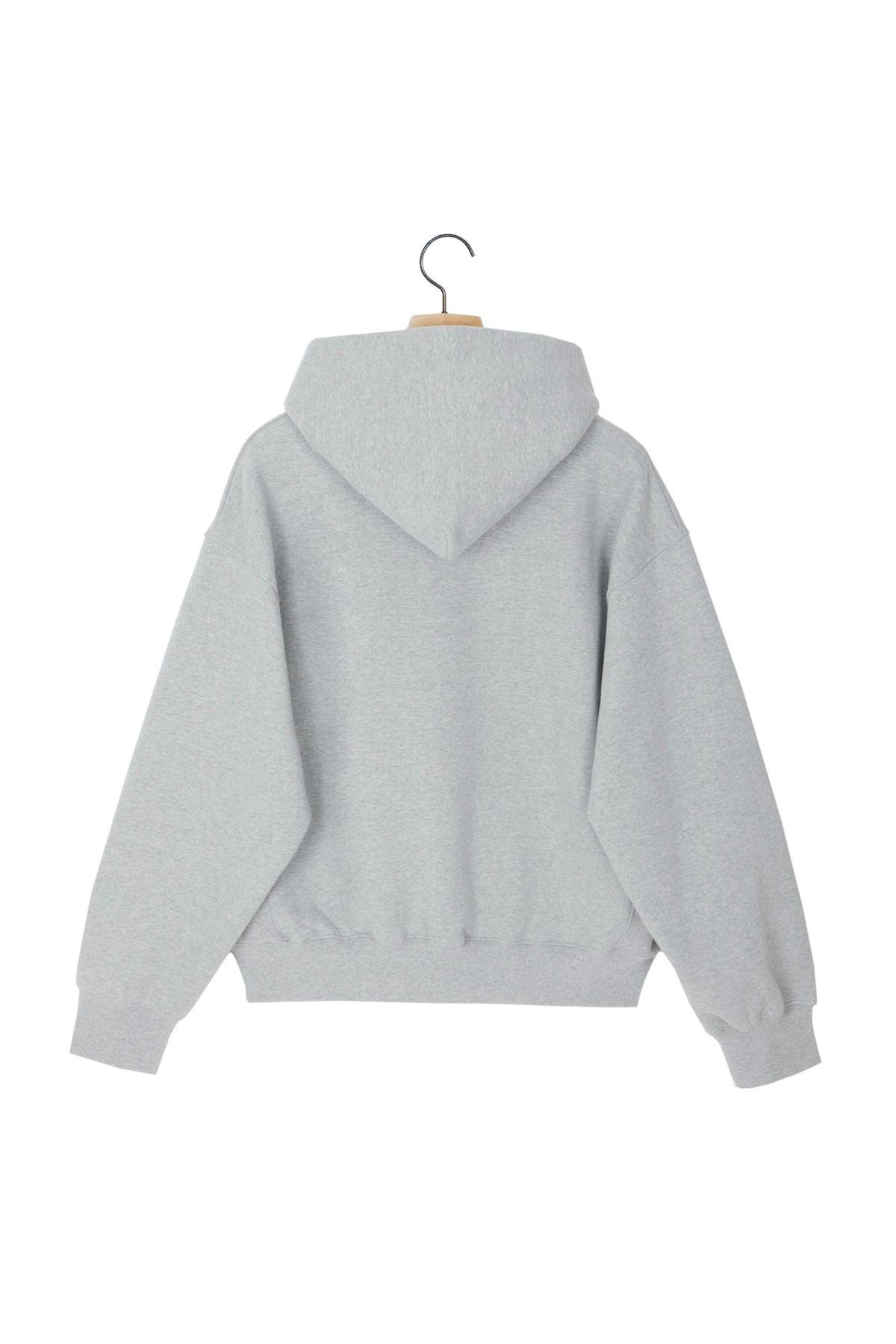노앙(NOHANT) LONELY/LOVELY FLUFF HOODIE GRAY