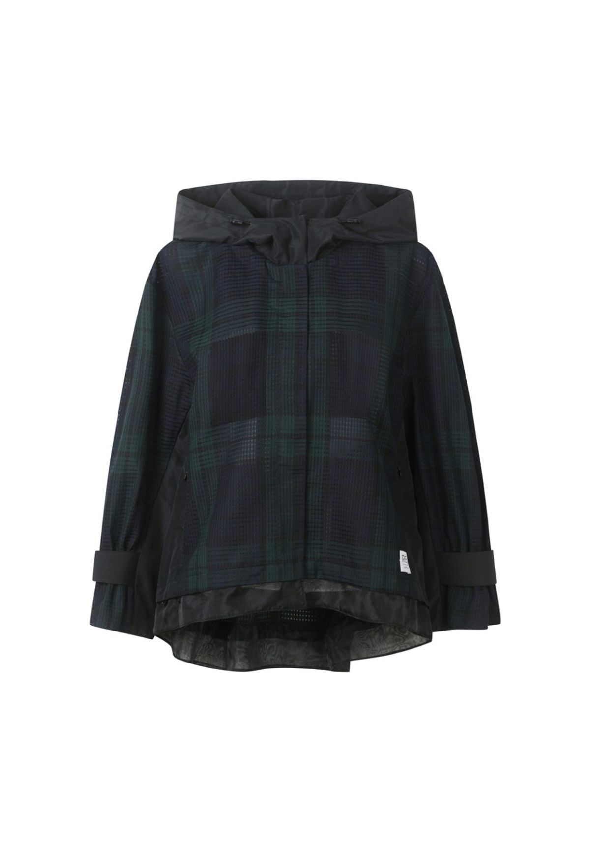 래코드(RECODE) [여성] Detachable Hood Mesh Outer_RQUAS23502BKX