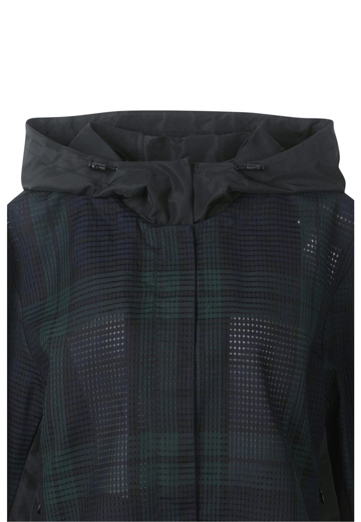 래코드(RECODE) [여성] Detachable Hood Mesh Outer_RQUAS23502BKX