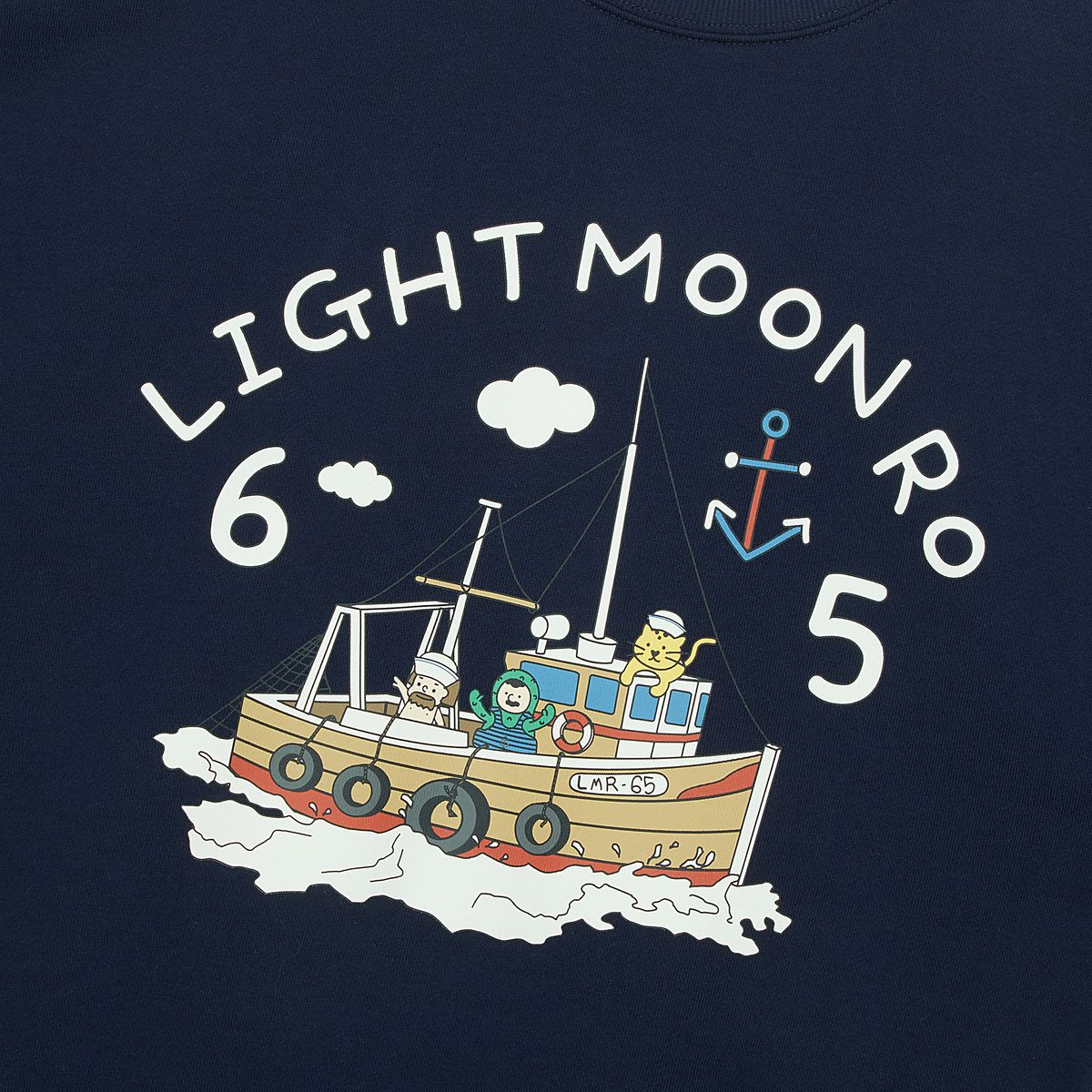엘엠알(LMR) ARCH GRAPHIC OVERFIT MTM NAVY