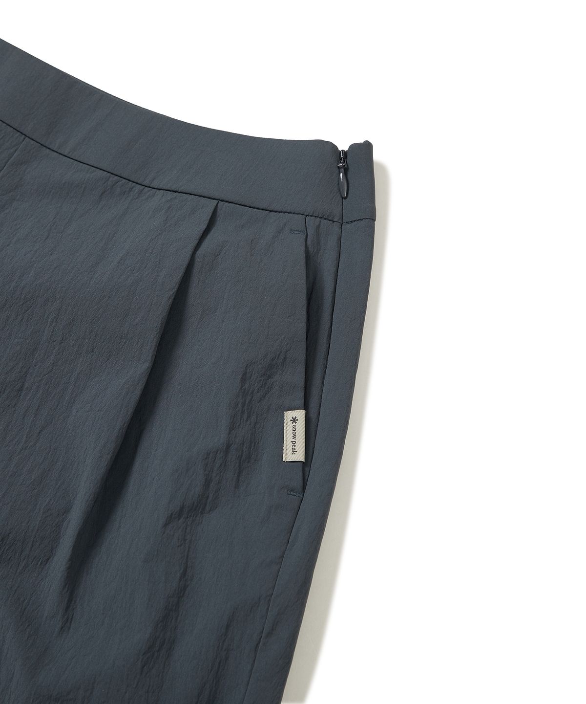 스노우피크 어패럴(SNOWPEAK APPAREL) 루트 우먼스 핀턱 쇼츠 Teal Blue (S23MWRHP67)
