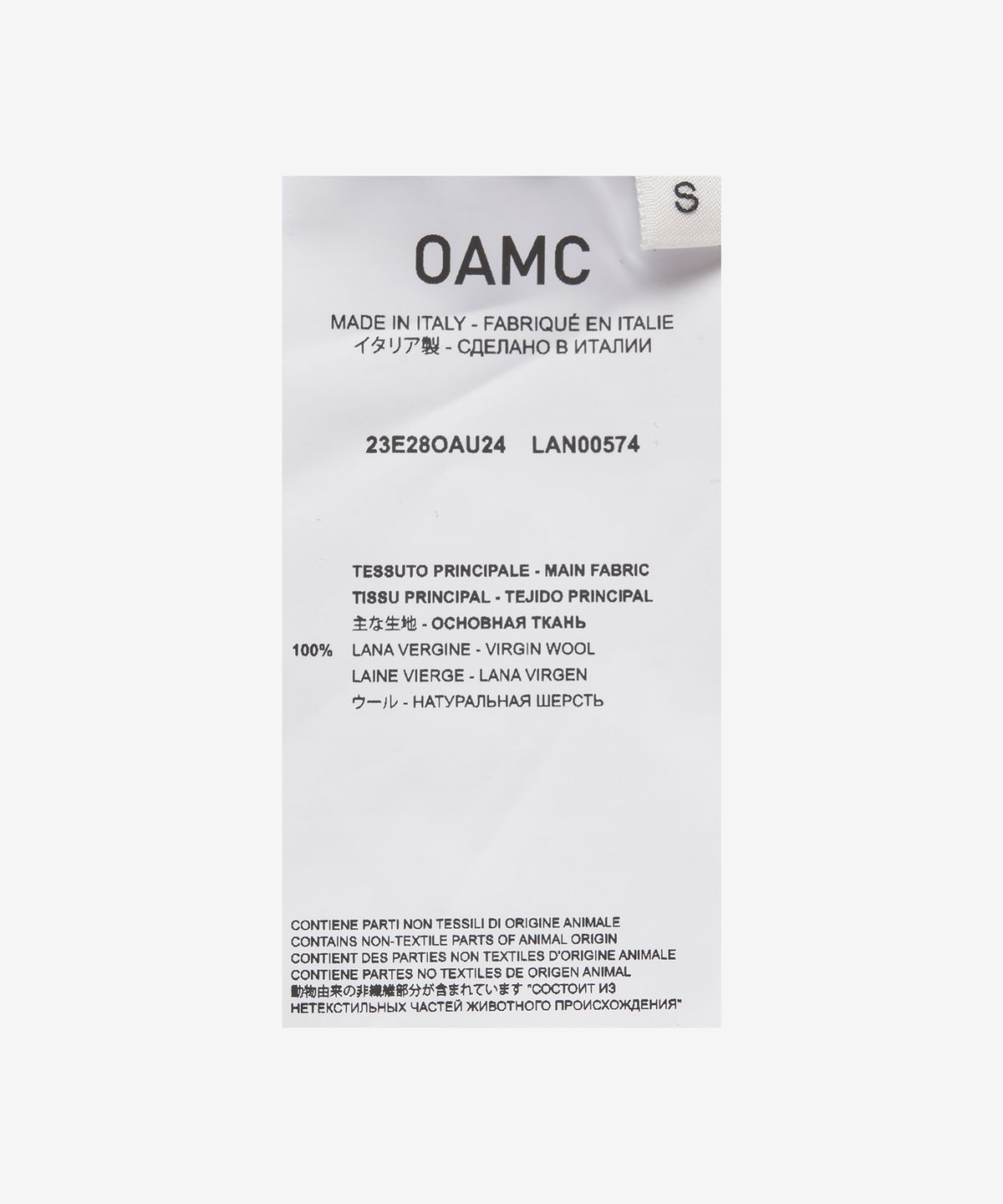 오에이엠씨(OAMC) 모듈러 셔츠 - 블랙 / 23E28OAU24LAN00574001