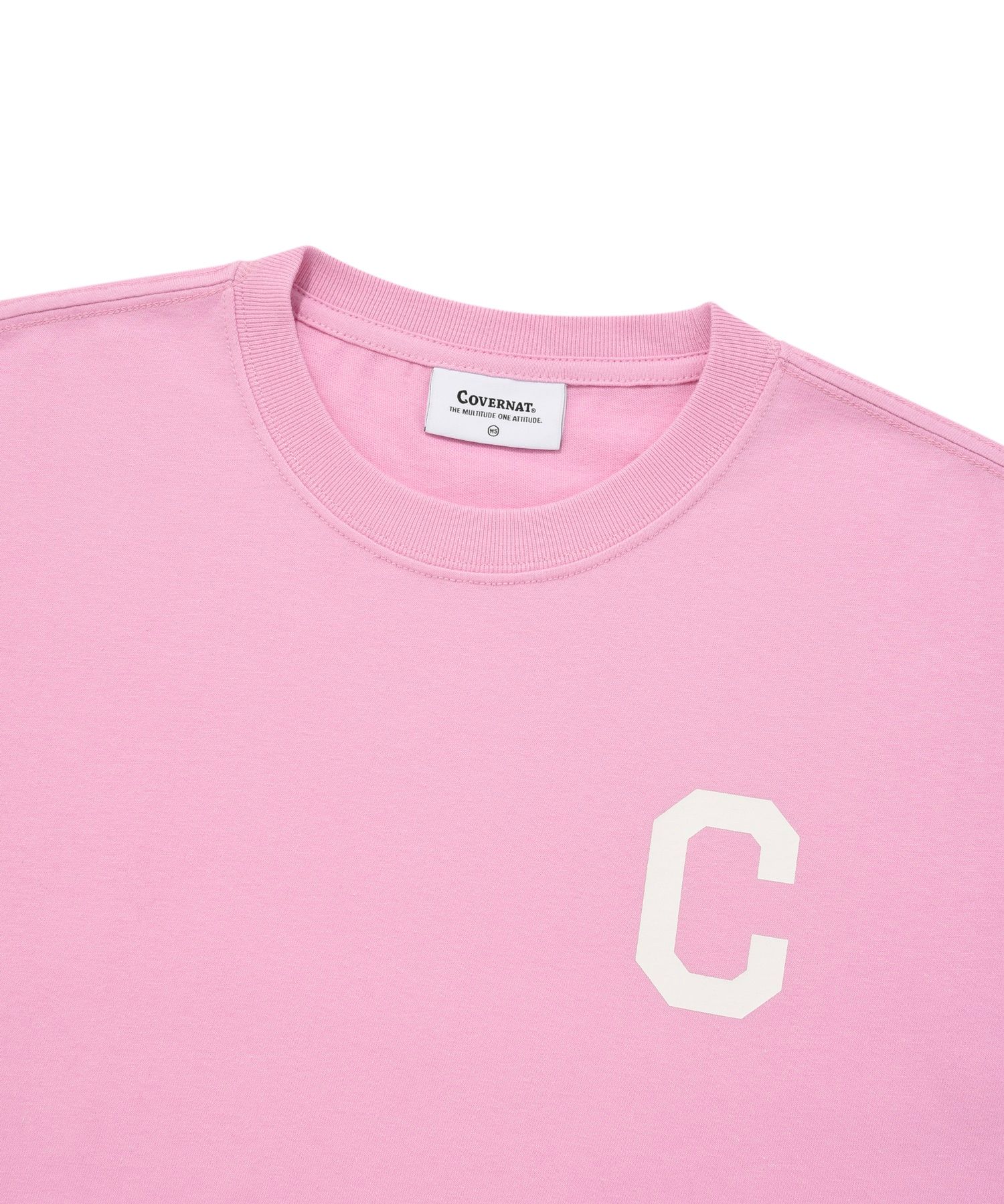 ☆23SS☆【COVERNAT】☆Women's Crop C Logo Over T-shir.t☆ Women's C-Logo Crop Fit T-Shirt Black - Covernat | 60