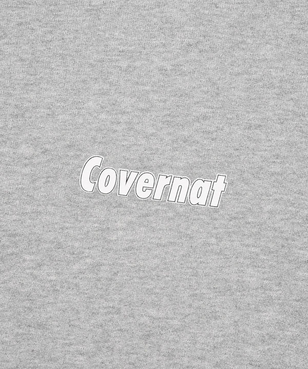 커버낫(COVERNAT) 컴포트 로고 바시티 맨투맨 멜란지 그레이