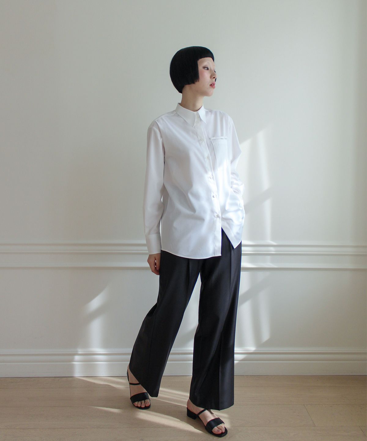 루바티(RUBATI) Signature Work Shirt (WHITE)