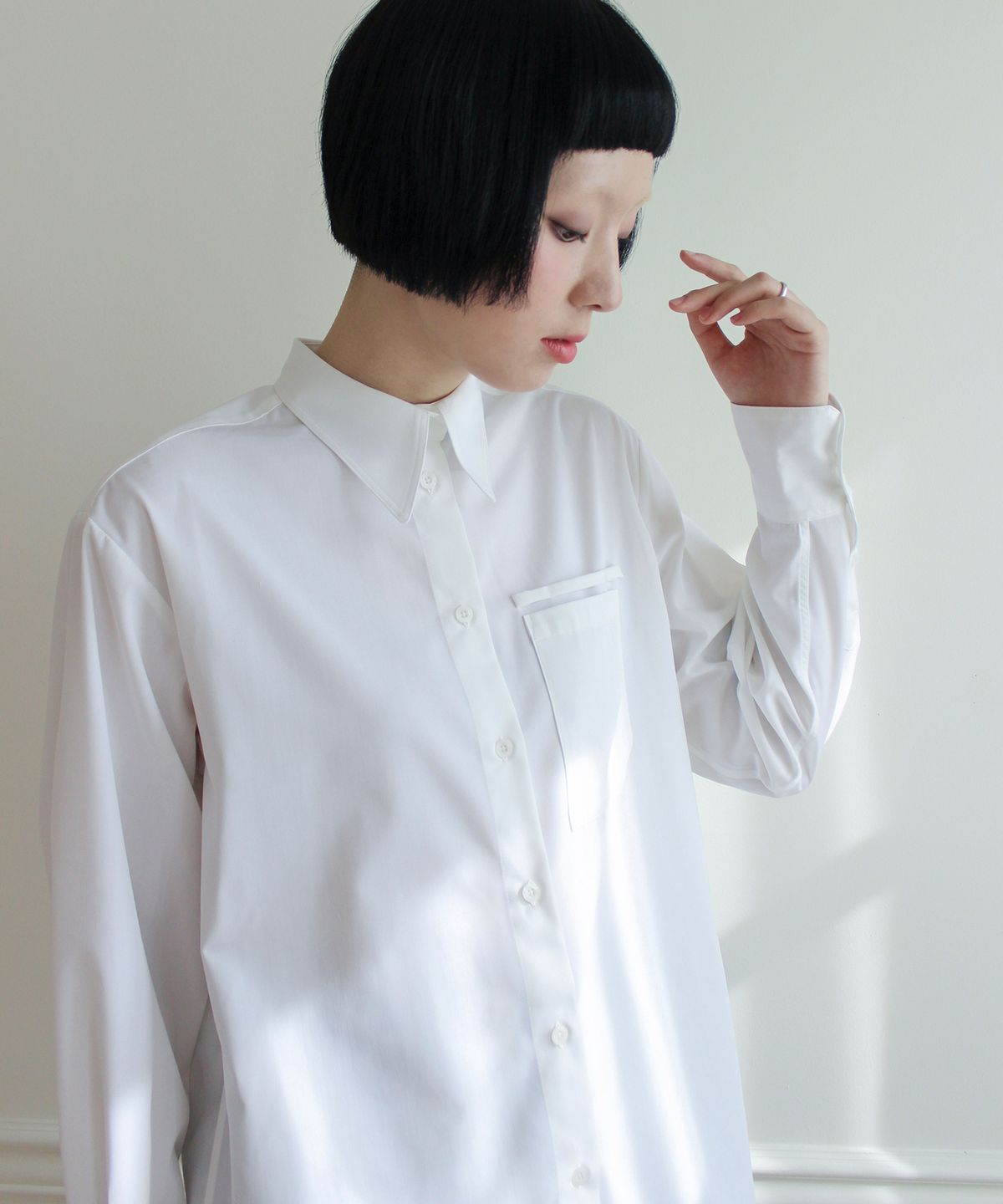 루바티(RUBATI) Signature Work Shirt (WHITE)