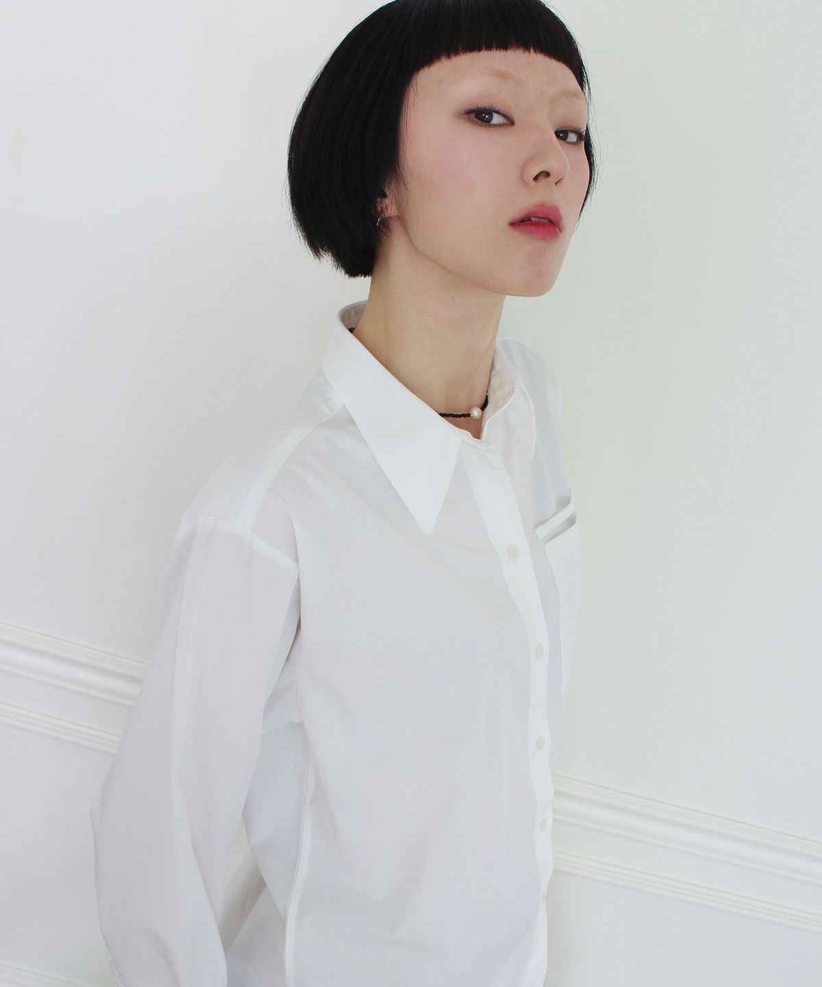 루바티(RUBATI) Signature Work Shirt (WHITE)