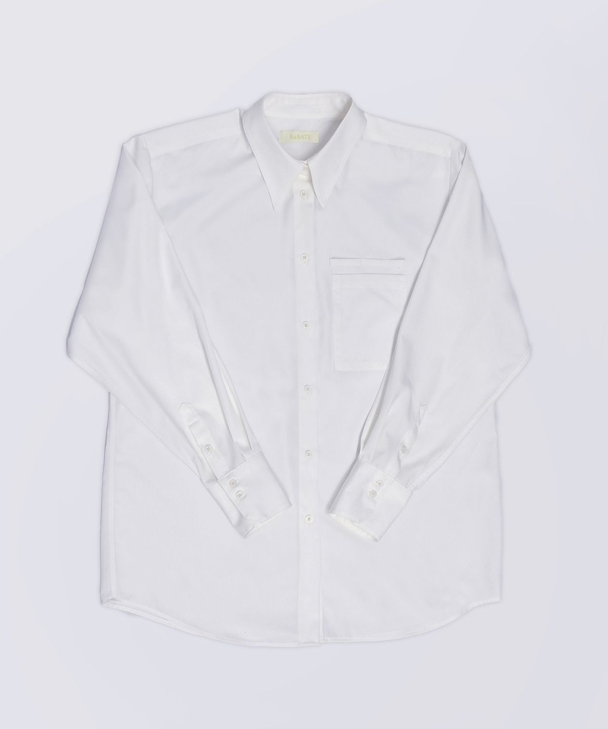 루바티(RUBATI) Signature Work Shirt (WHITE)