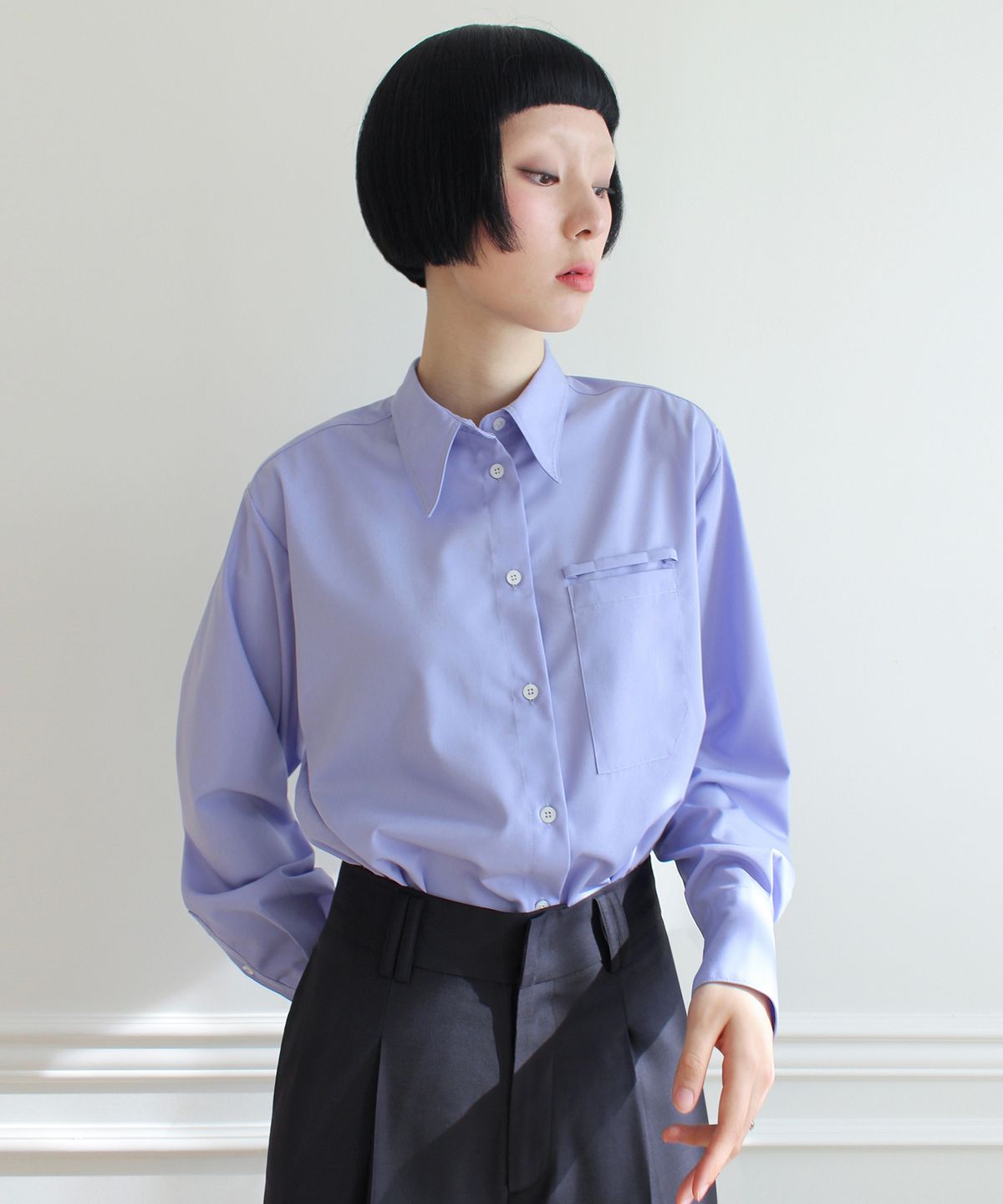 루바티(RUBATI) Signature Work Shirt (BLUE)