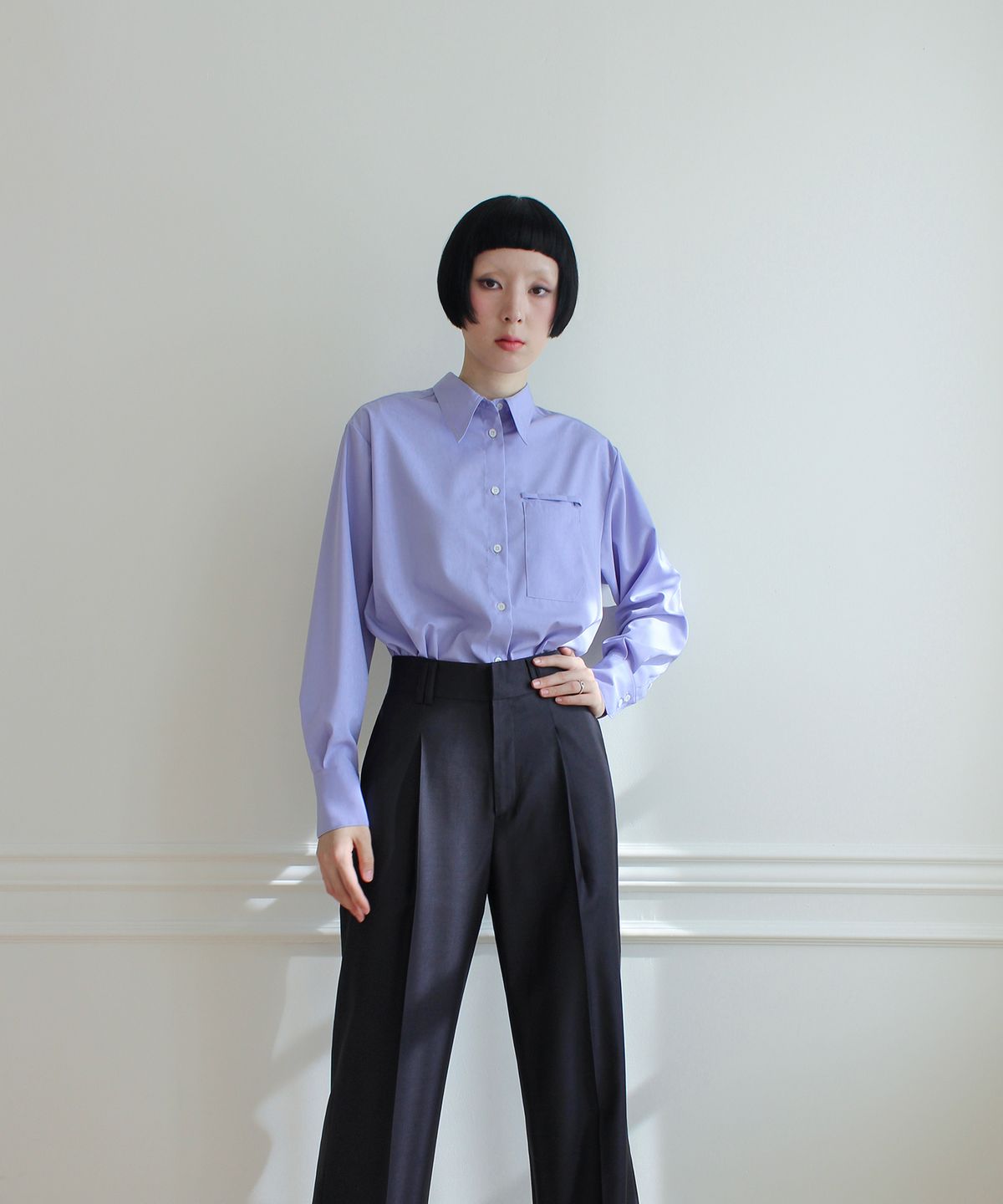 루바티(RUBATI) Signature Work Shirt (BLUE)