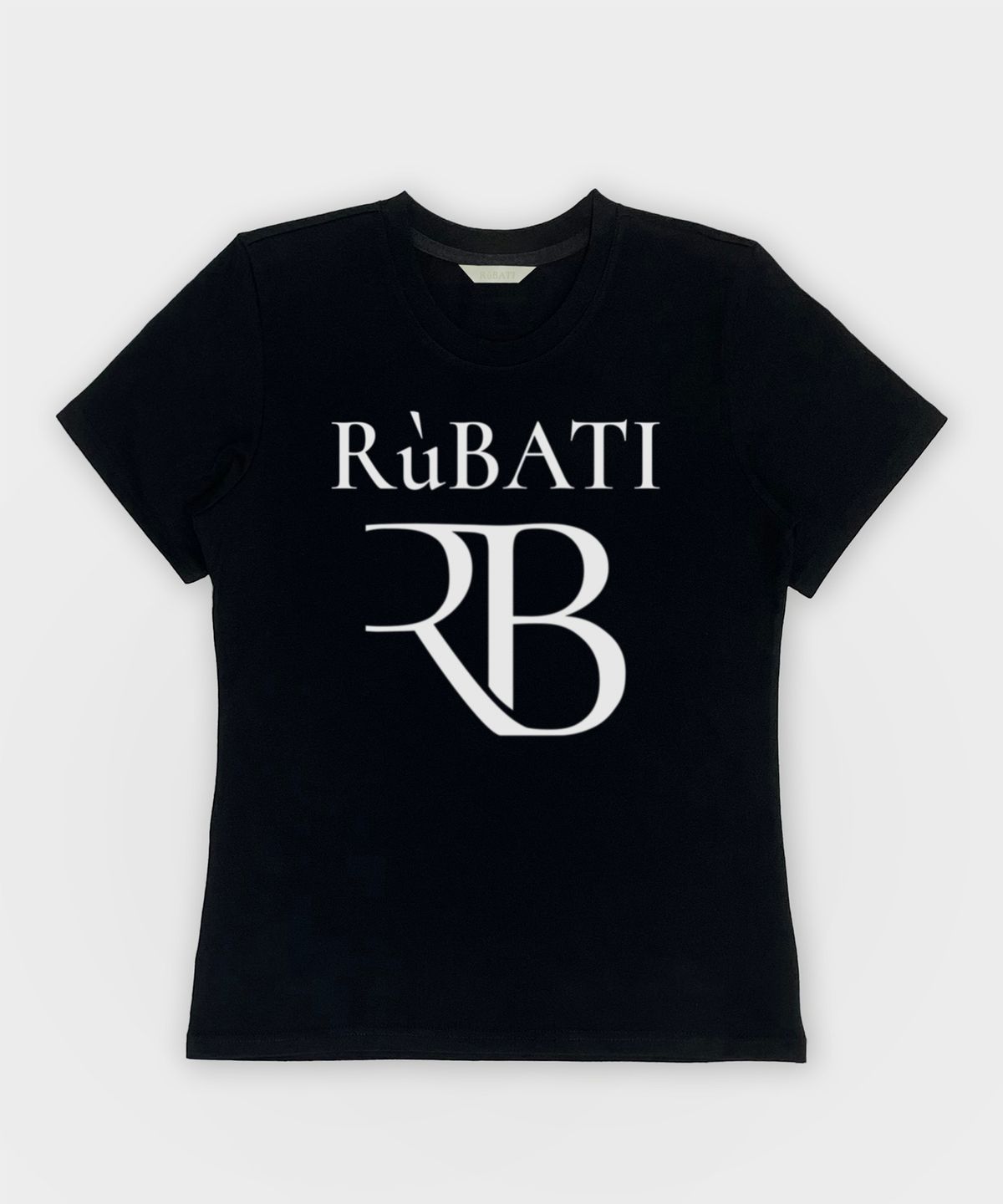 루바티(RUBATI) R.B Logo Tshirt (BLACK)