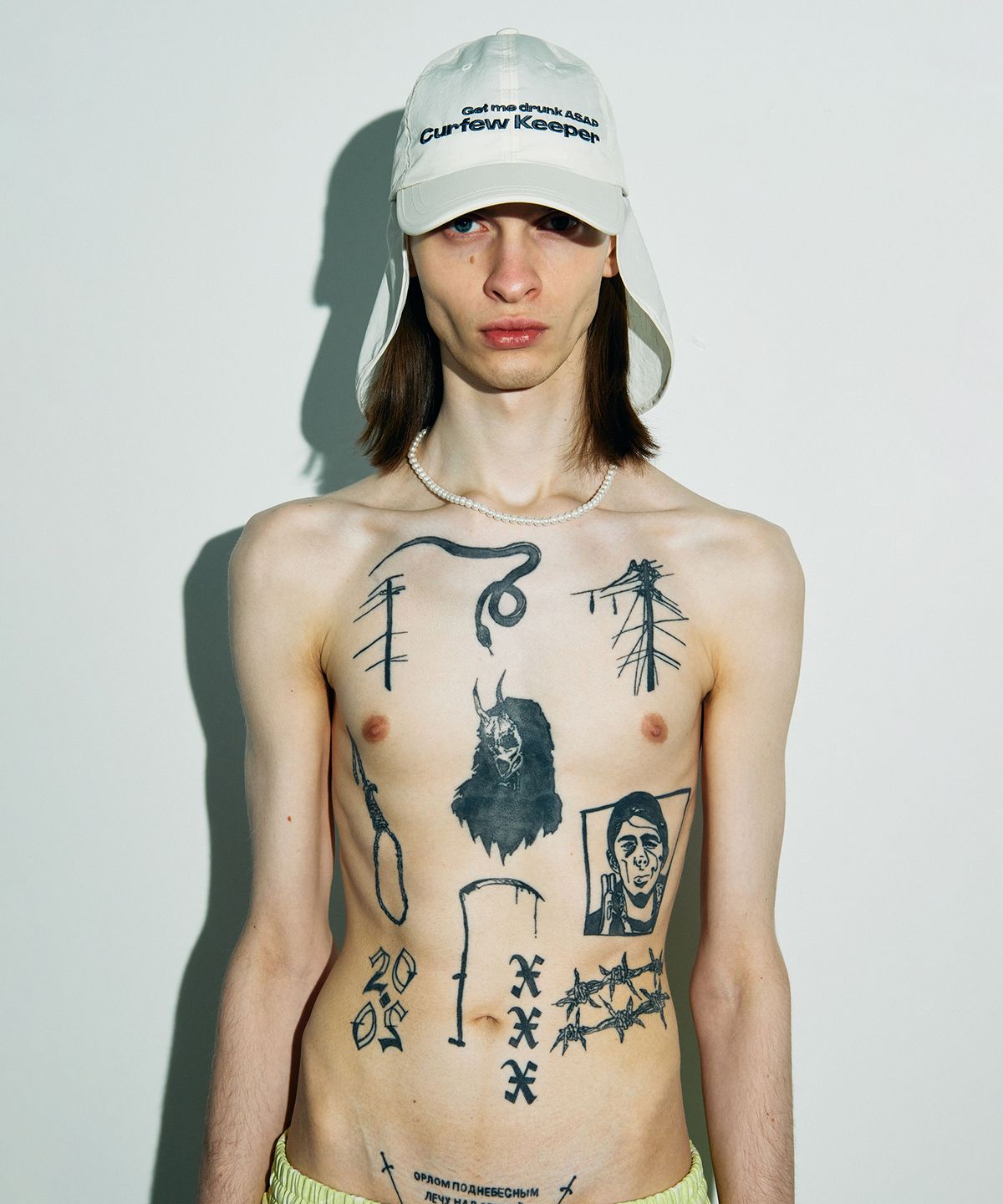 스컬프터(SCULPTOR) Keep Swear Earflap Cap Beige