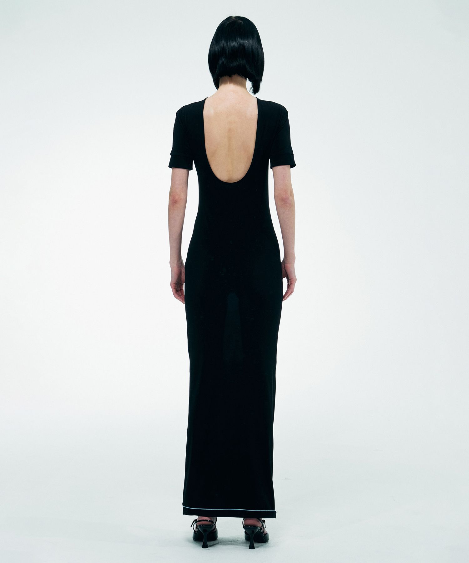 ★SCULPTOR★ Evening Sun Jersey Dress Black SC23S304BK MUSINSA | SCULPTOR Evening Sun Jersey Dress Black
