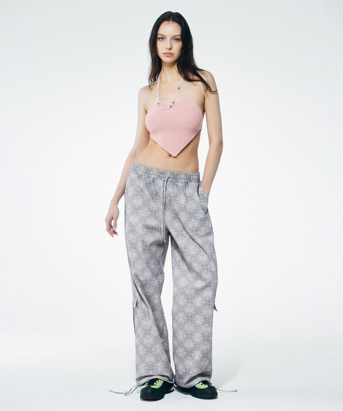 스컬프터(SCULPTOR) Cartolina Cargo Jogger Pants Vintage Gray