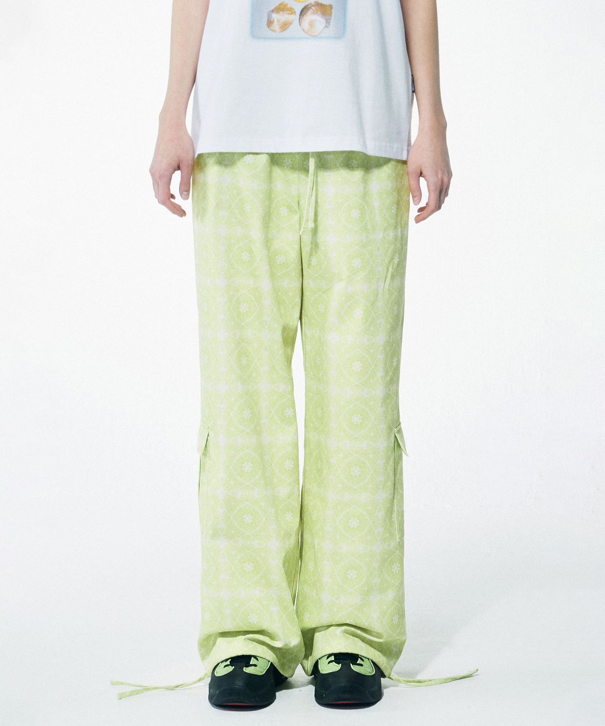스컬프터(SCULPTOR) Cartolina Cargo Jogger Pants Lime