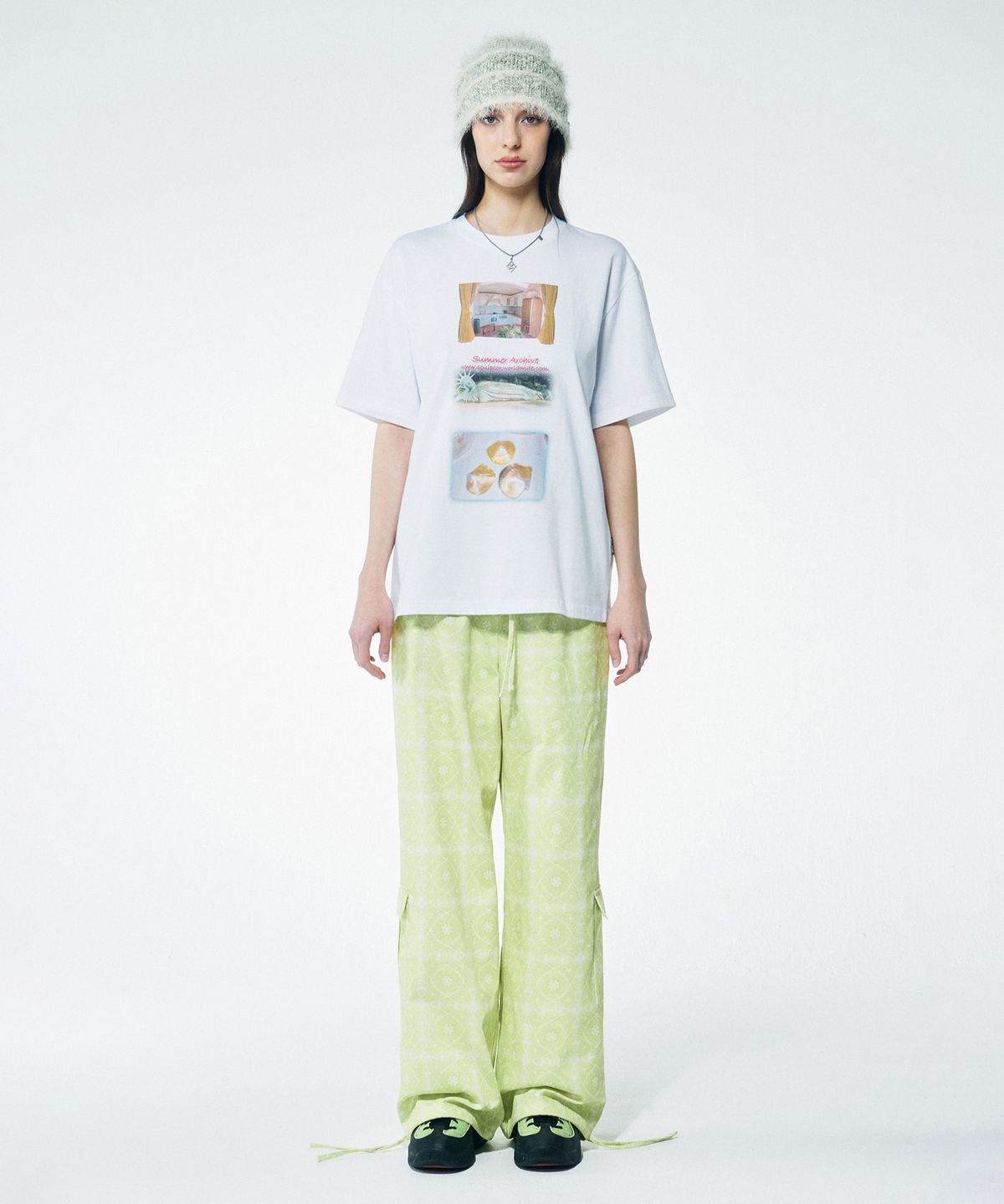 스컬프터(SCULPTOR) Cartolina Cargo Jogger Pants Lime