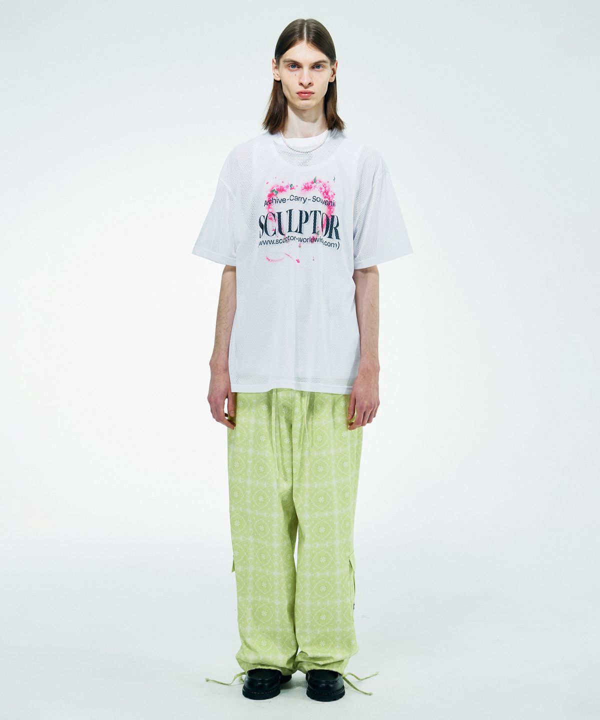 스컬프터(SCULPTOR) Cartolina Cargo Jogger Pants Lime