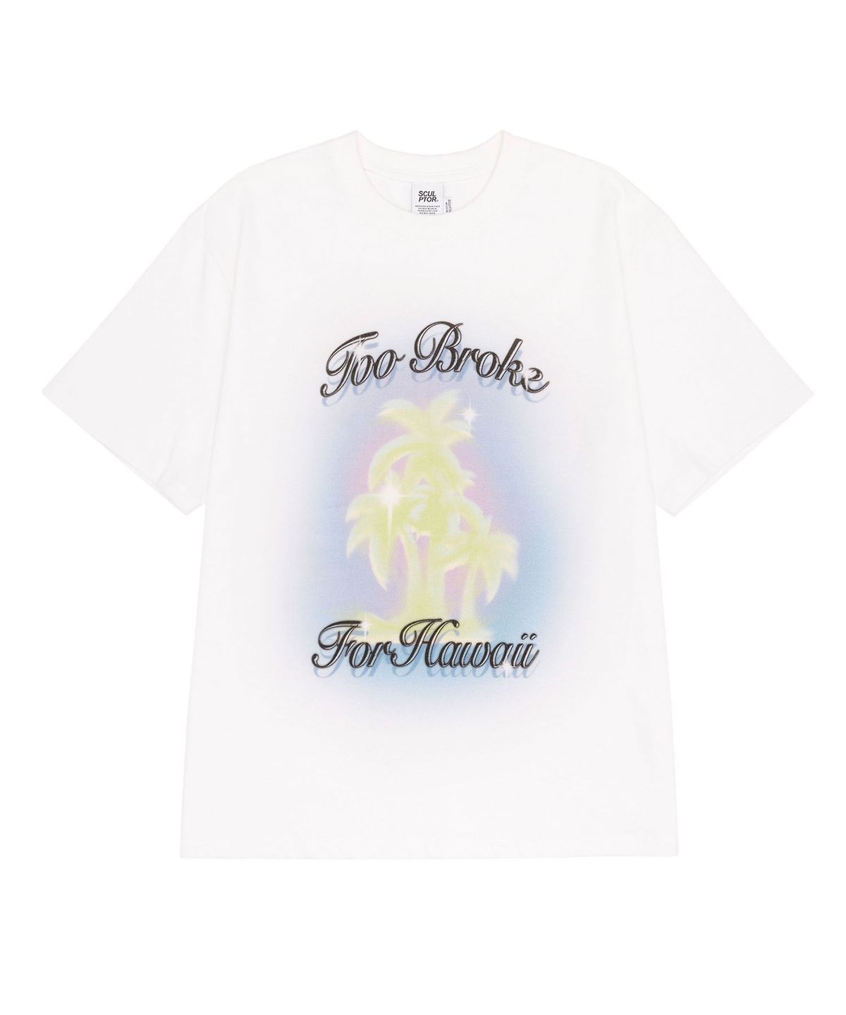 스컬프터(SCULPTOR) Summer is expensive Tee White