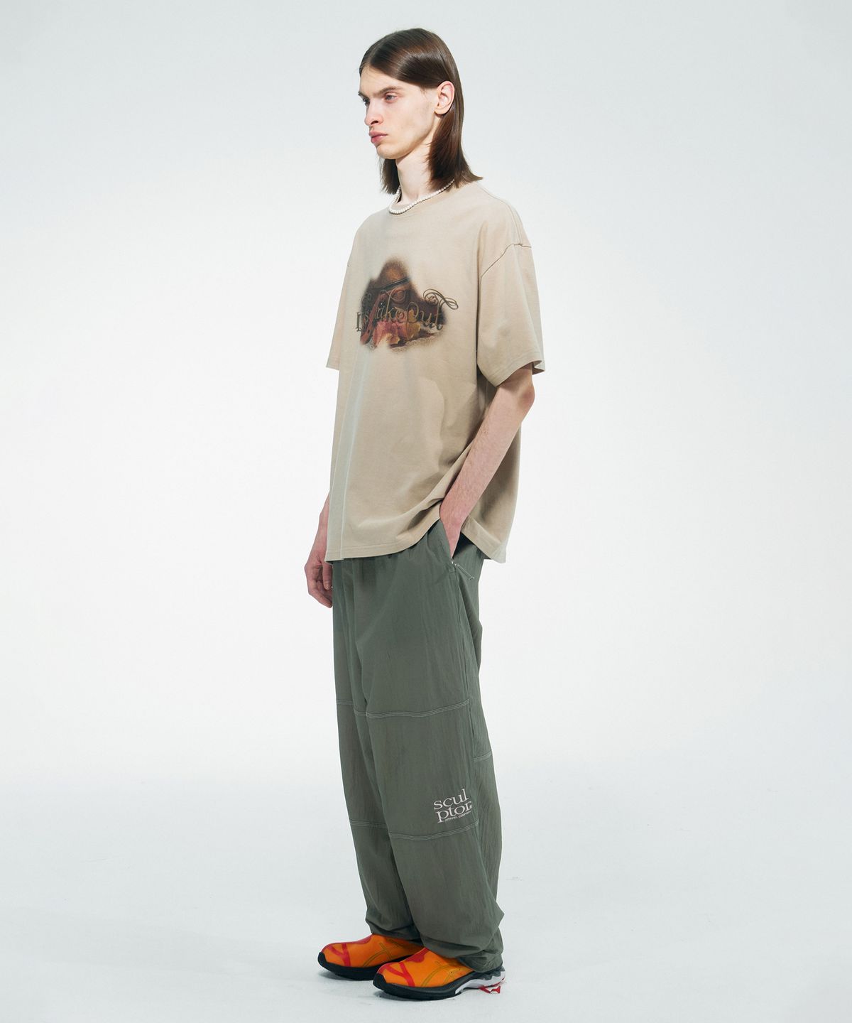 스컬프터(SCULPTOR) Love Energy Tee Beige