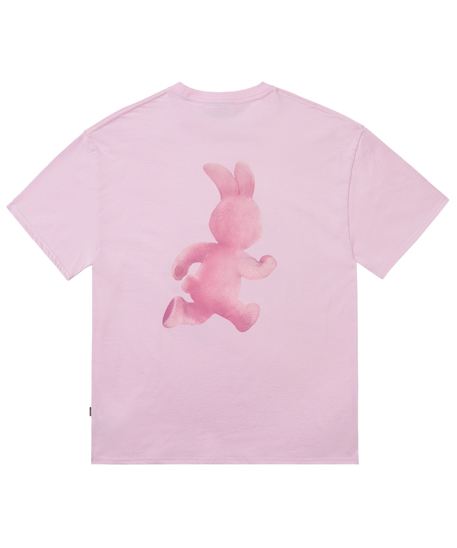 Tシャツ・カットソー LAUGHER Puck and Run Bunny Pink 3D T-Shirt White TS70 MUSINSA | LAUGHER Puck and Run Bunny (Pink) 3D T-Shirt - Black
