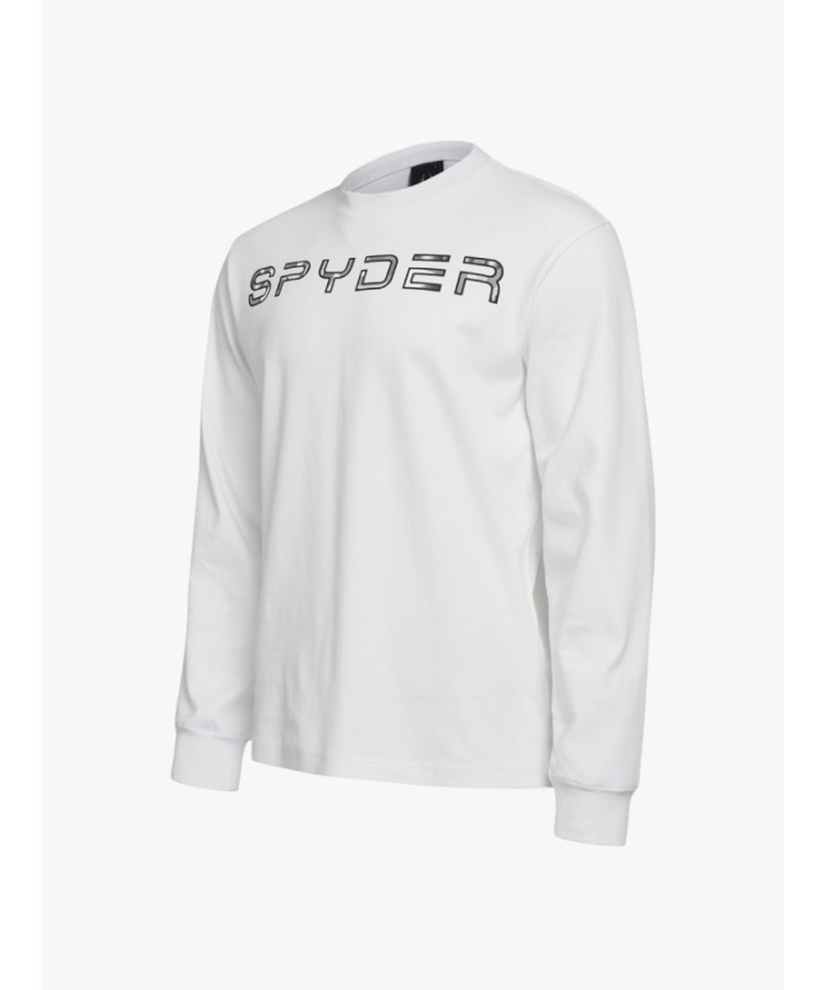 스파이더(SPYDER) 공용 레터링 로고 롱슬리브 SPHPCNRL306UWHT