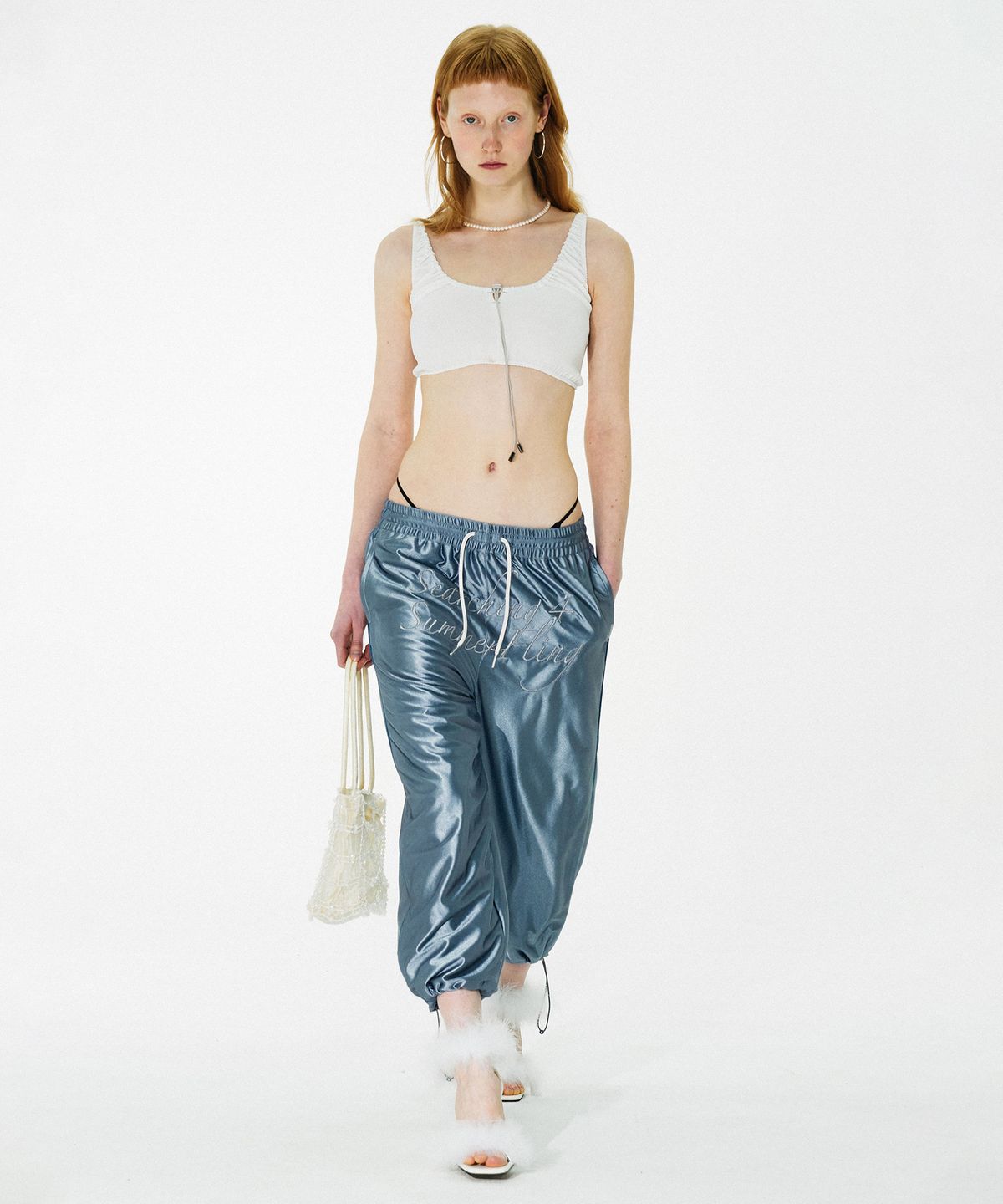 스컬프터(SCULPTOR) Hopeful Summer pants Blue Gray