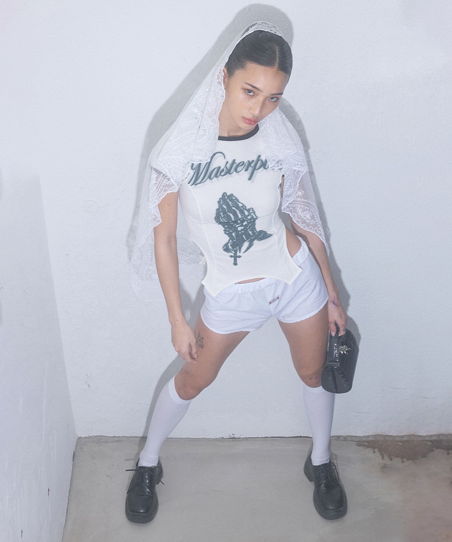 SCULPTOR（スカルプター）の「Corset Line Tee/コルセットライン