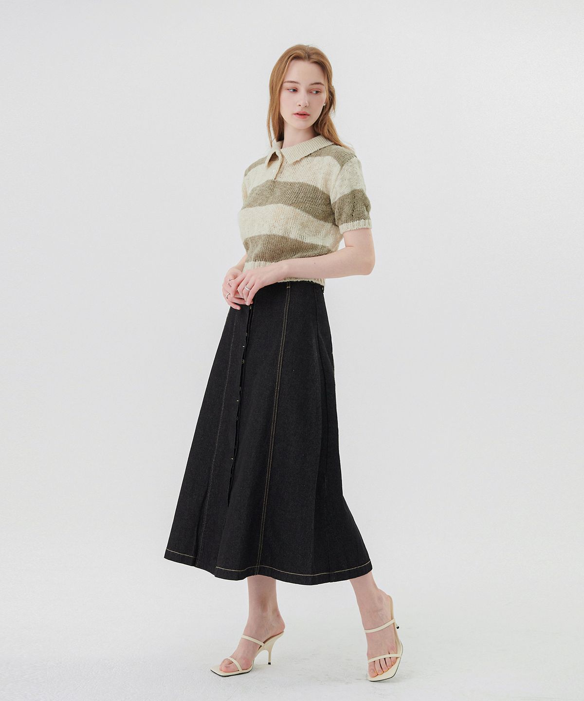판도라핏(PANDORAFIT) Monopoly Long Skirt