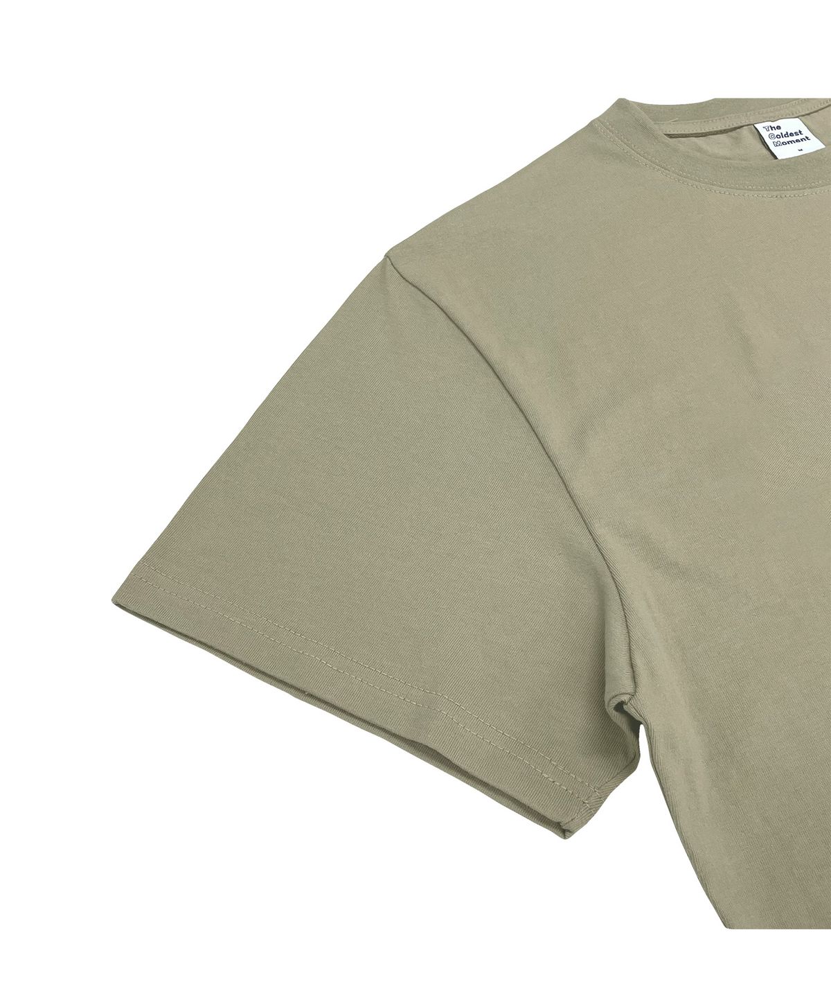 더콜디스트모먼트(THE COLDEST MOMENT) TCM text shop T (beige)