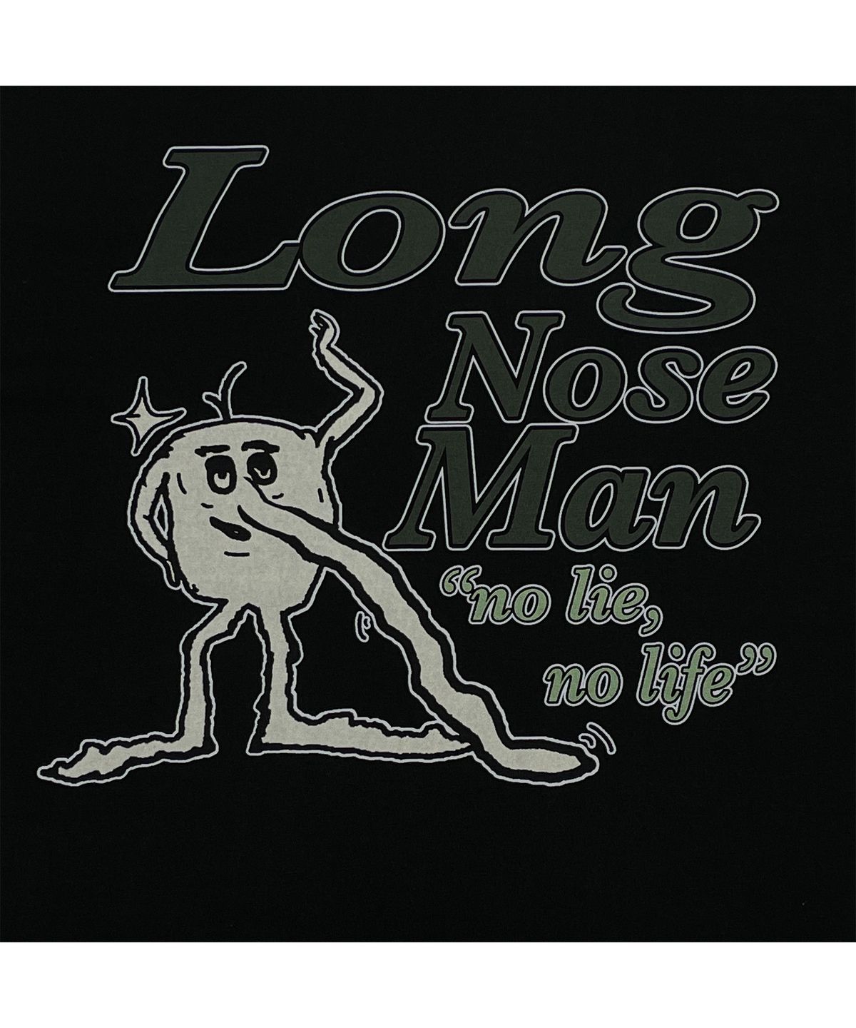 더콜디스트모먼트(THE COLDEST MOMENT) TCM long nose man T (black)