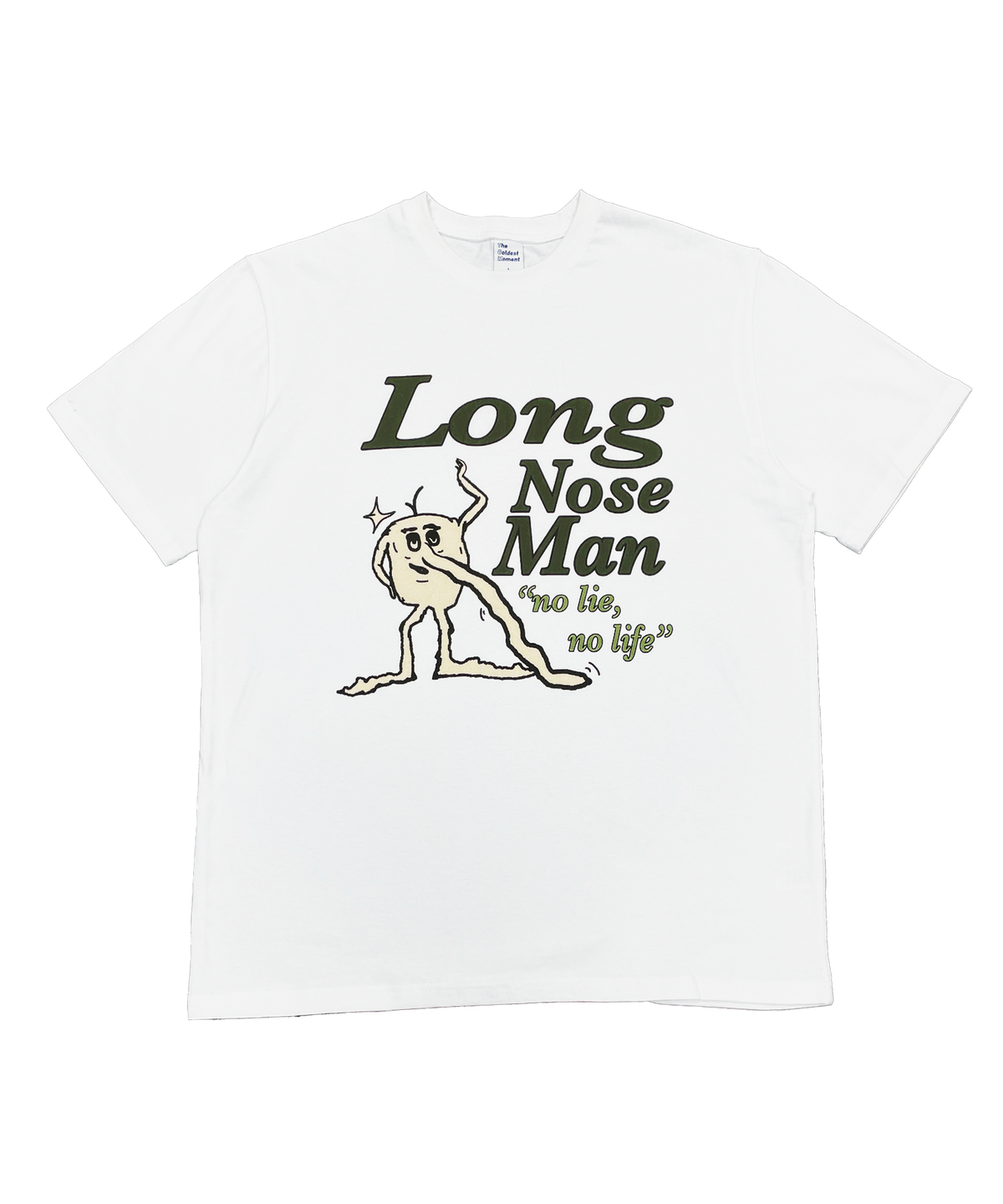 더콜디스트모먼트(THE COLDEST MOMENT) TCM long nose man T (white)