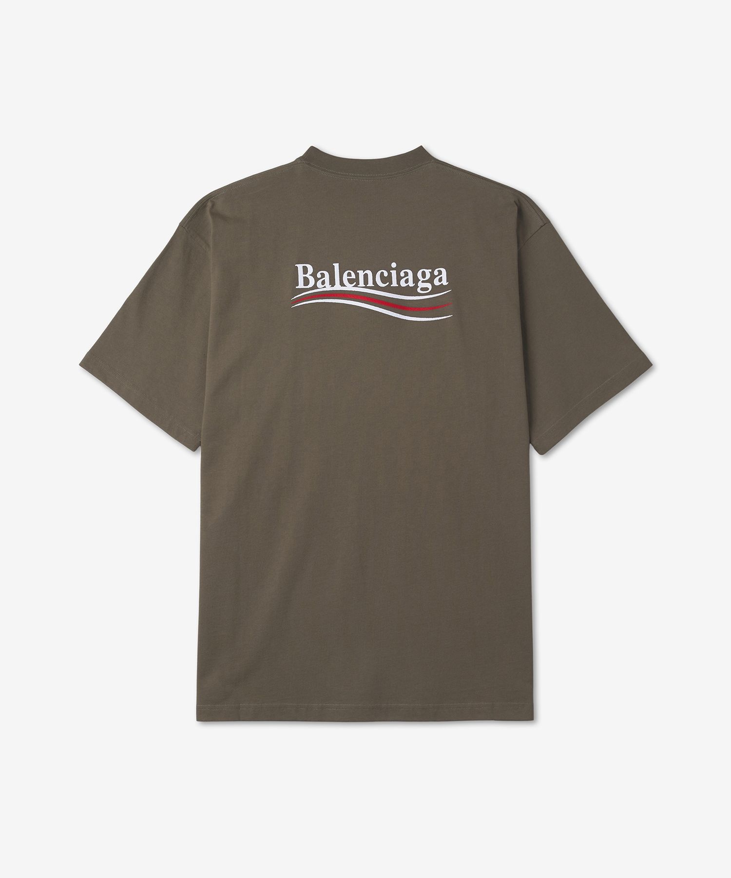 MUSINSA | BALENCIAGA Campaign Large Fit T-shirt - Khaki