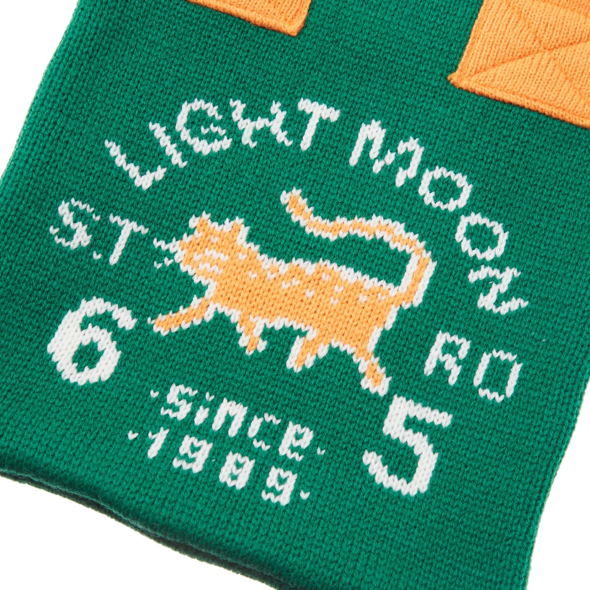 엘엠알(LMR) SYMBOL JACQUARD KNIT HANDBAG GREEN