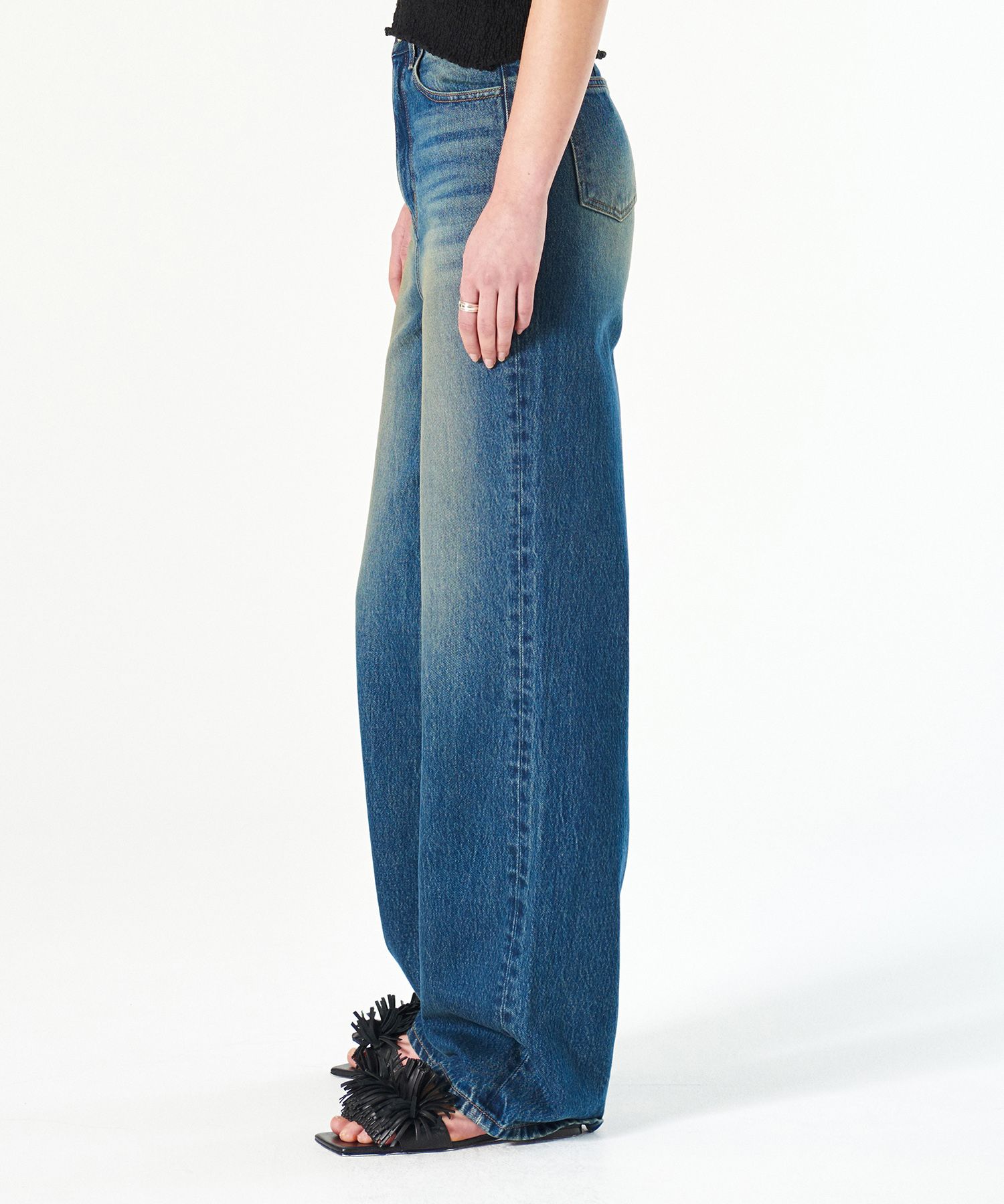 ★ DIAGONAL★ WASHING BASIC CONE DENIM blue DA231PT02BL MUSINSA | DIAGONAL WASHING BASIC CONE DENIM (dark blue)