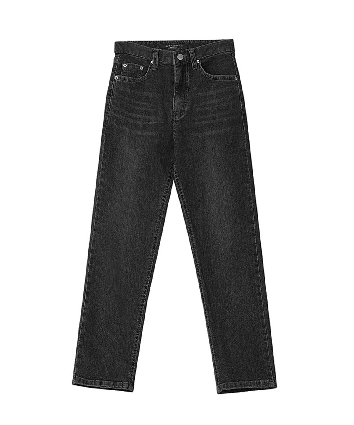 어반드레스(AVANDRESS) Straight Span Denim Pants - 2COL