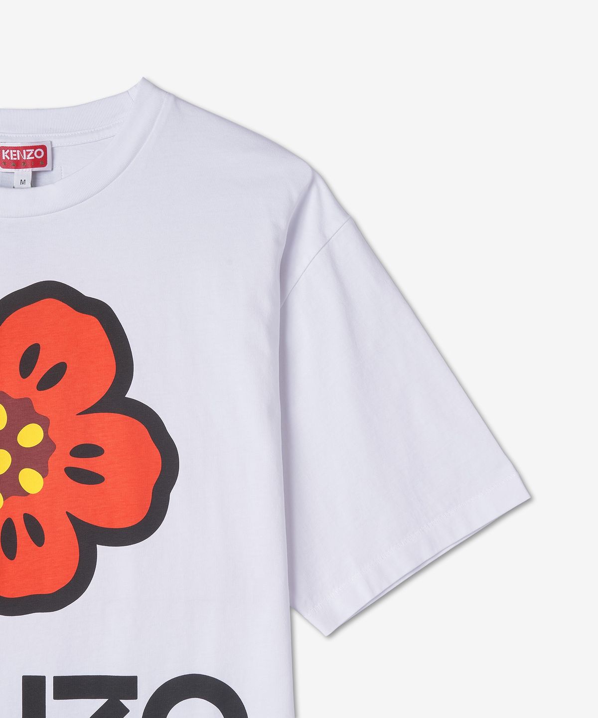 겐조(KENZO) 보크 플라워 반소매 티셔츠 - 화이트 / FD55TS4454SO01