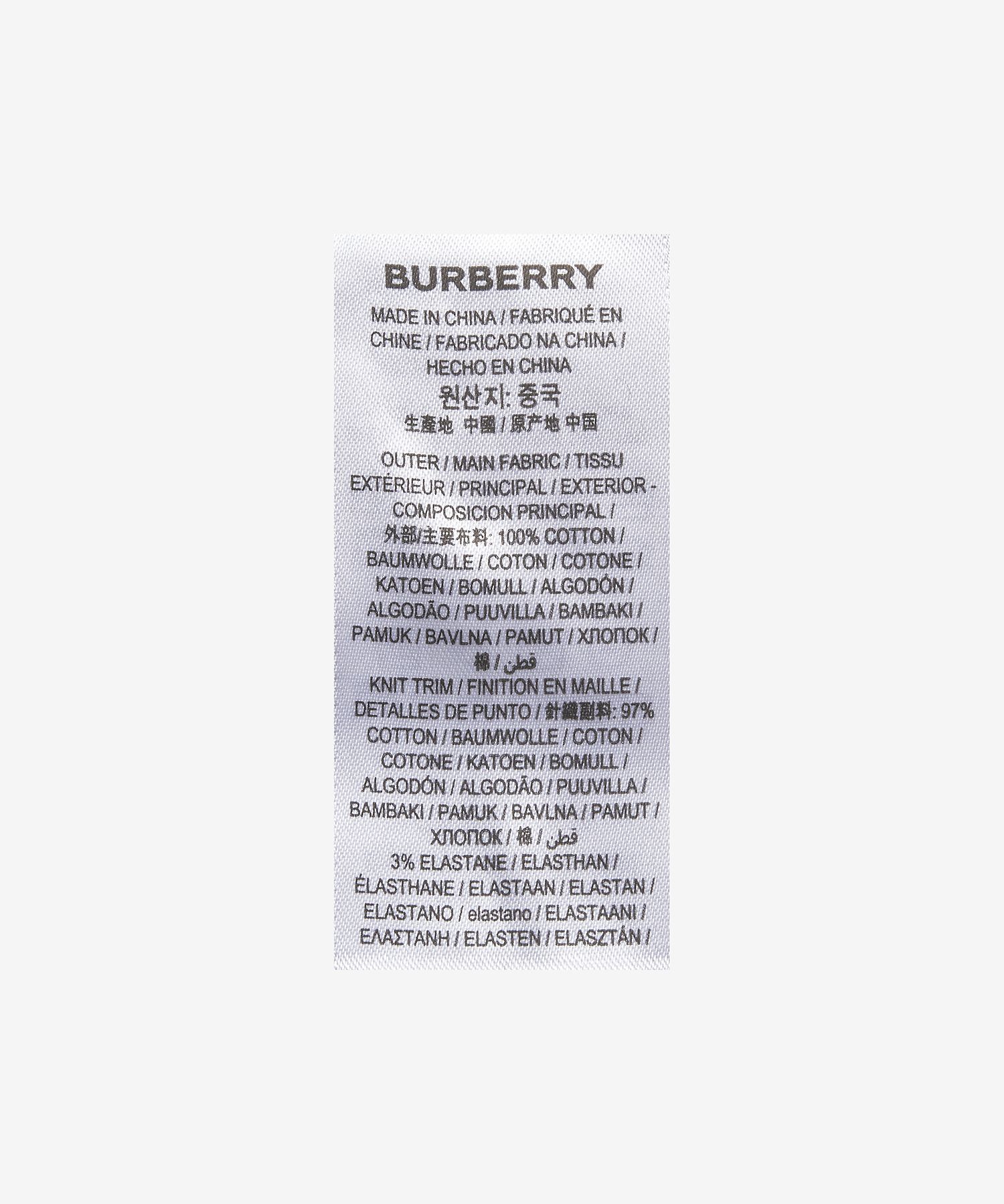 MUSINSA | BURBERRY Logo Print Hood - Black / 8055318
