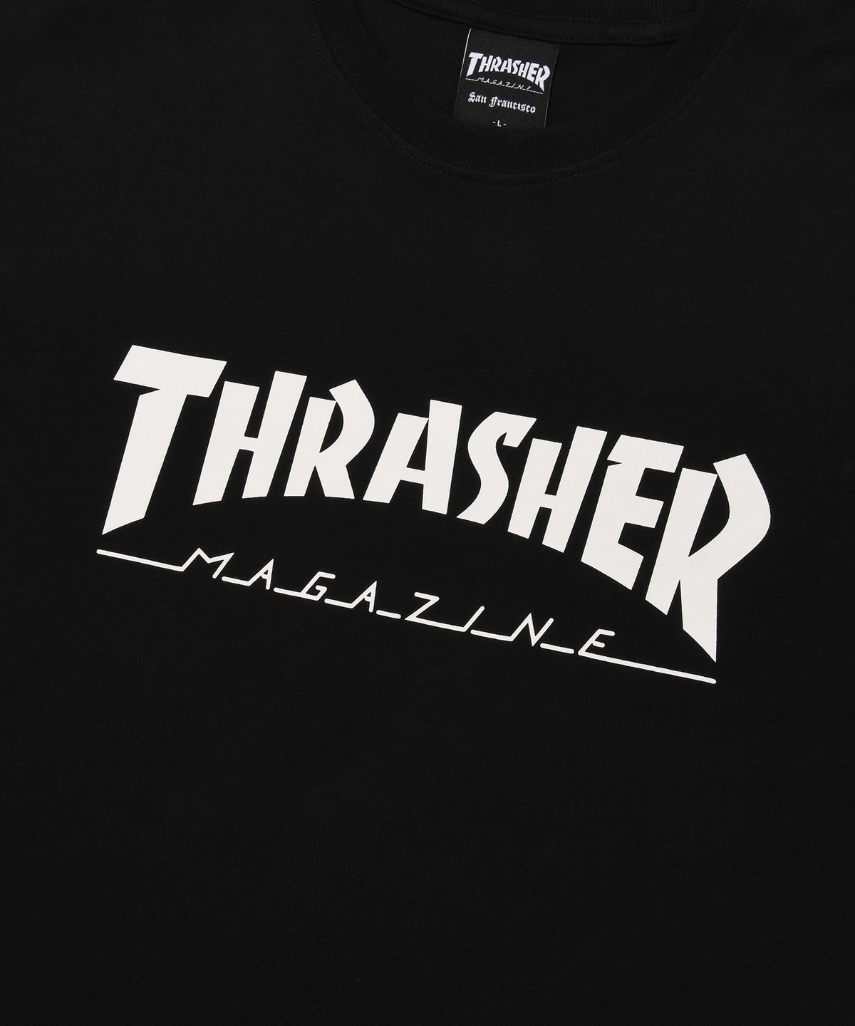 트레셔(THRASHER) 매거진 반팔 티셔츠 블랙