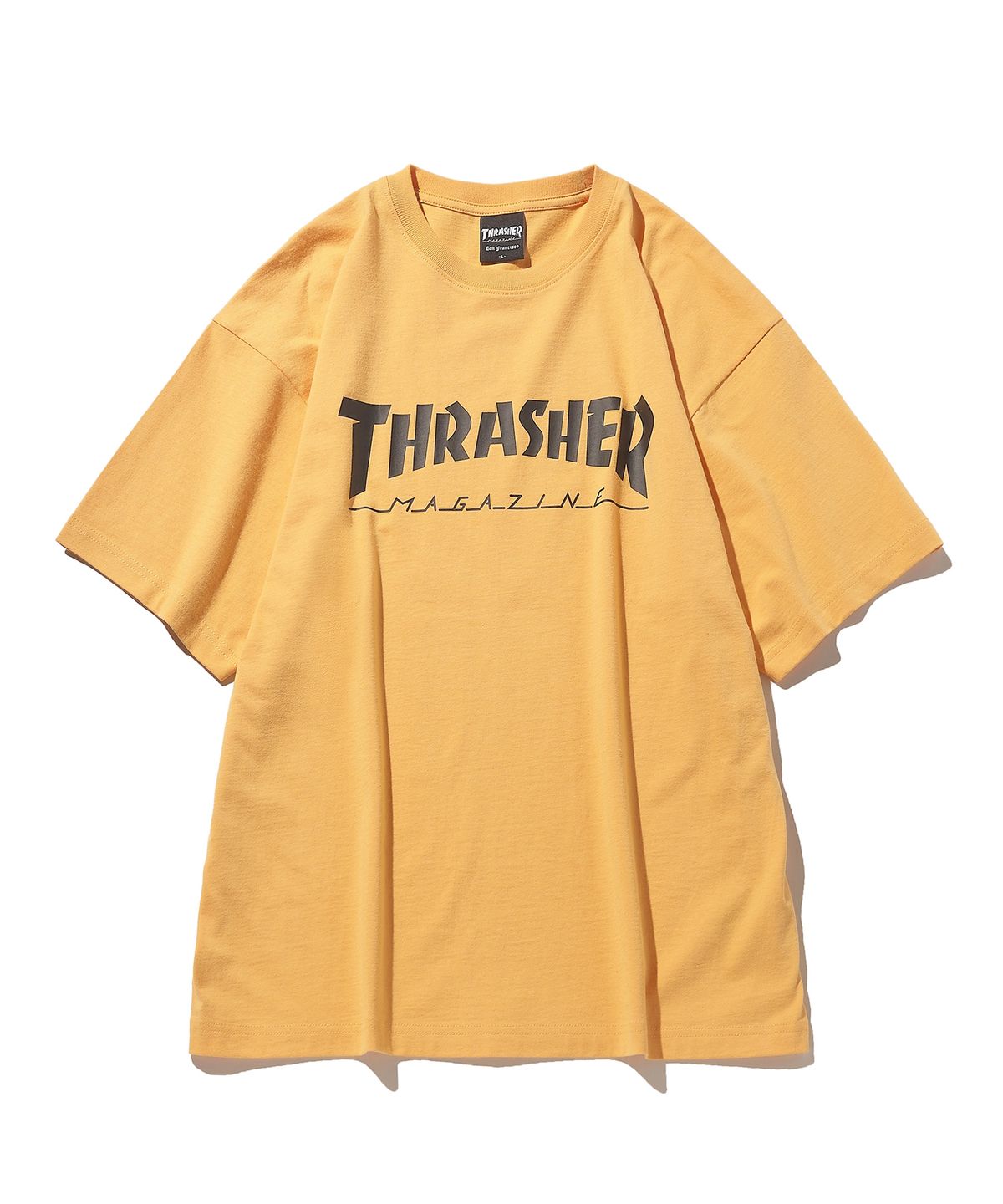 트레셔(THRASHER) 매거진 반팔 티셔츠 옐로우